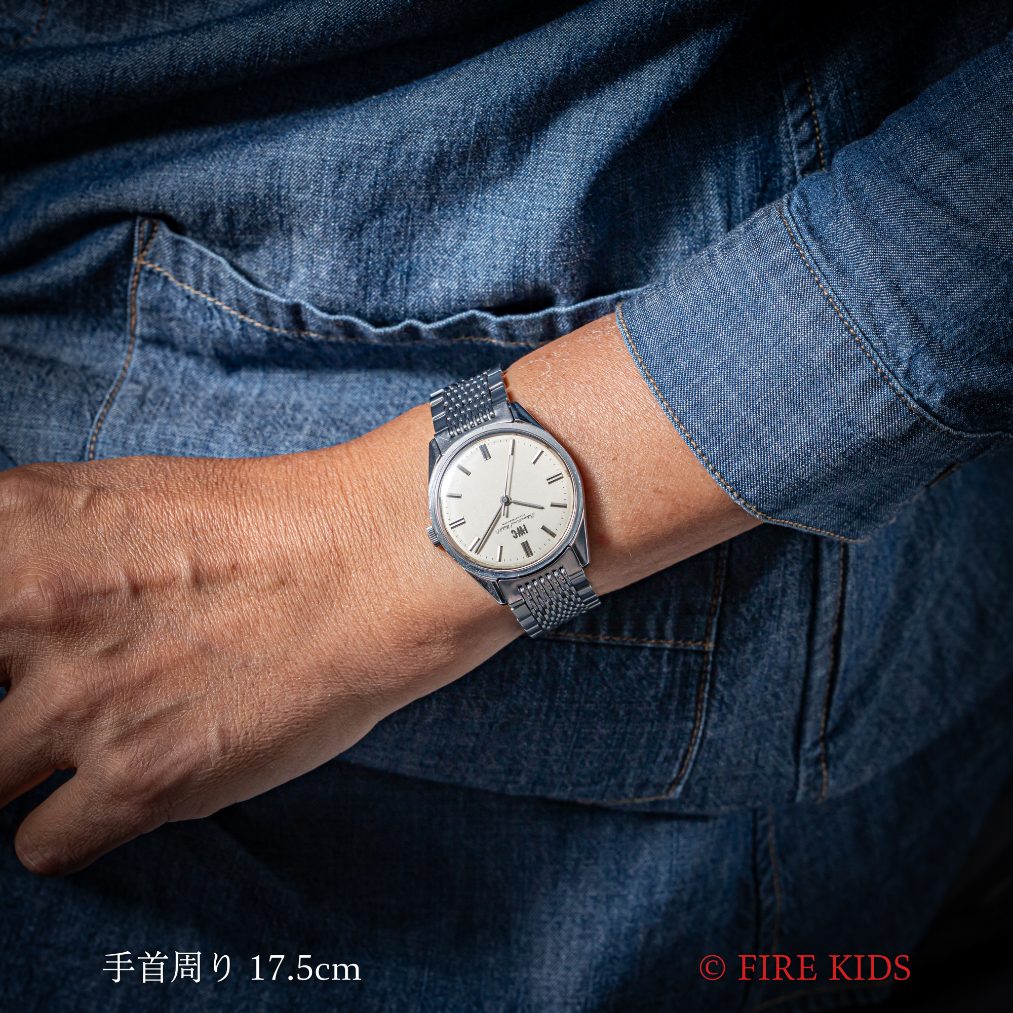 こ*な様 【希少/ヴィンテージ】筆記体 Tissot 手巻き時計 ホワイトダイヤ FIREKIDS｜ファイアーキッズ / IWC ラウンドケース 純正ブレス 1970年