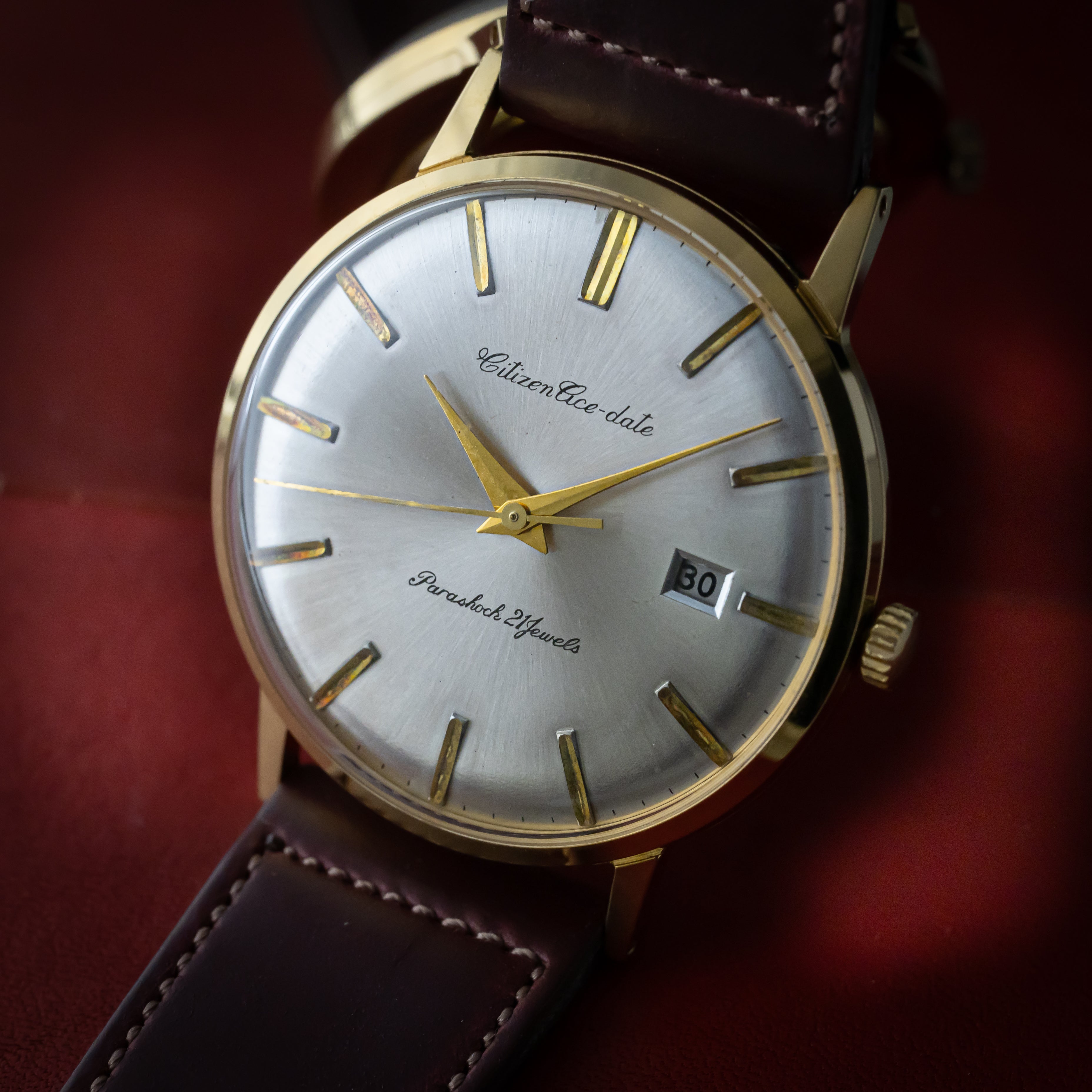 シチズン エースデイト 1965年製 手巻き GF