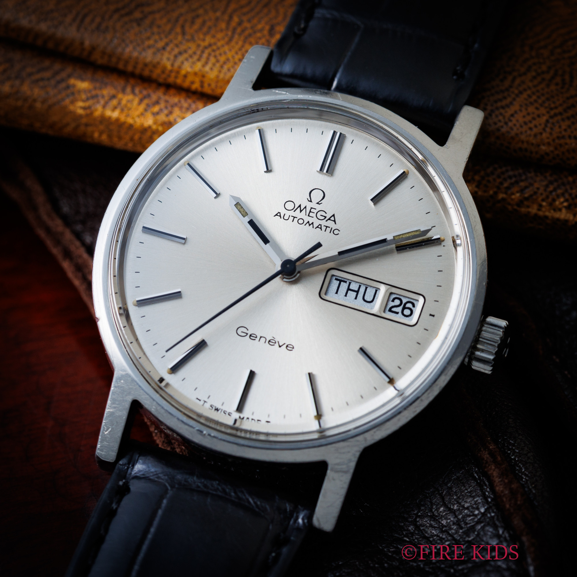 オメガ OMEGA ジュネーブ 1975~1976年製 ハイビート自動巻き デイデイト