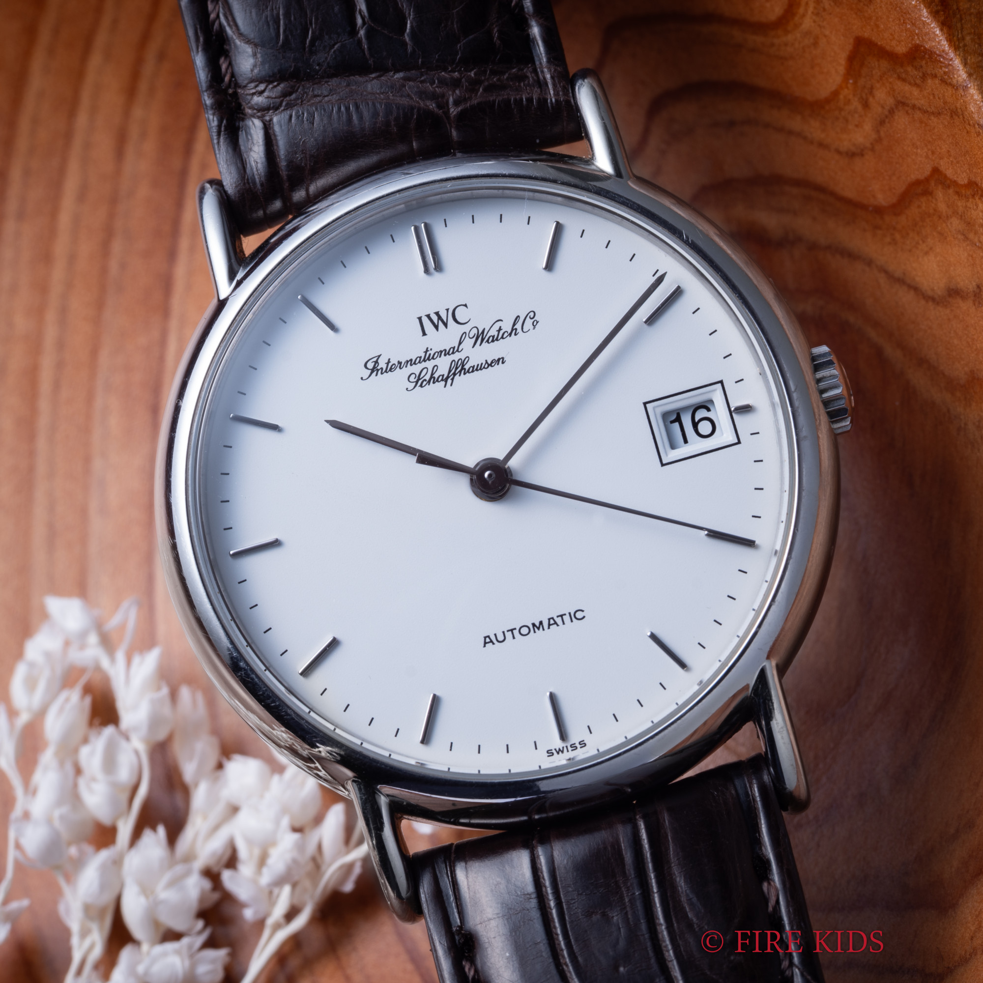 IWC ポートフィノ ホワイトエナメルダイヤル 自動巻き 2001年製