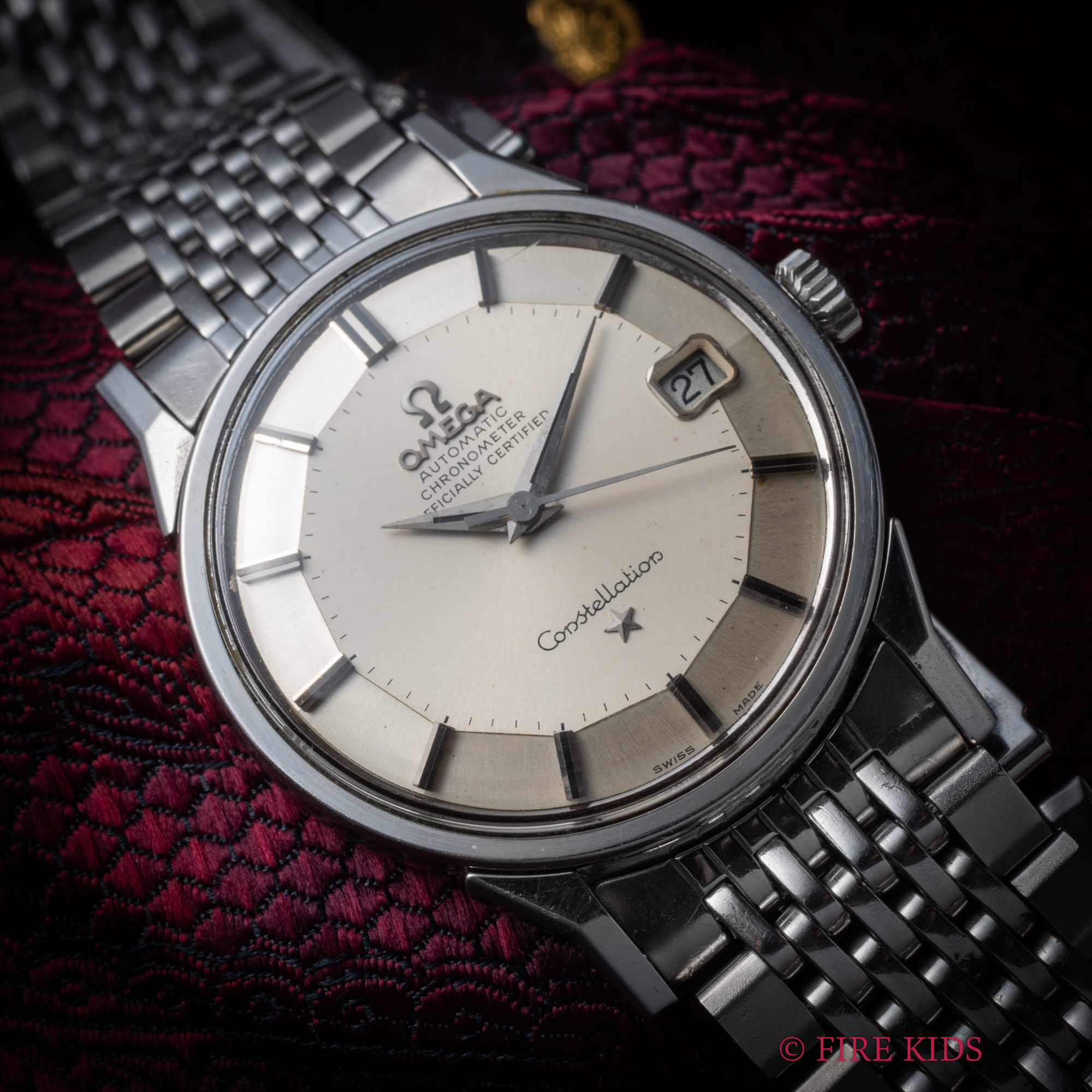 オメガ コンステレーション12角 1969年製 Ref.168.005 自動巻きクロノメーター 純正ブレス