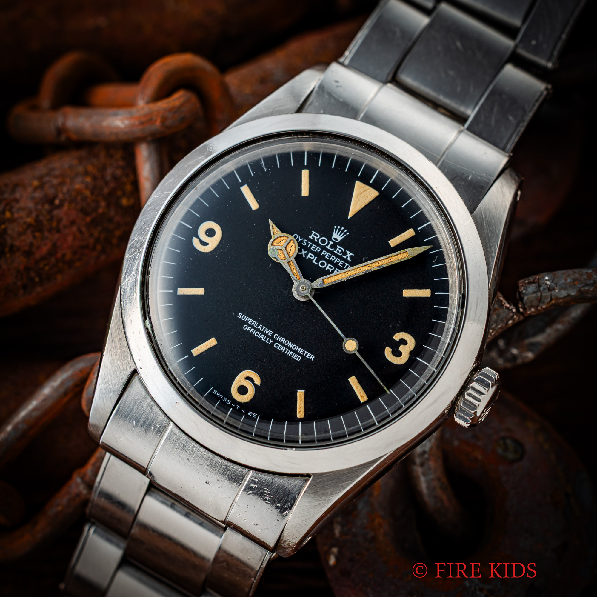 ロレックス エクスプローラー マーク0ダイヤル 1969年製 Ref.1016 自動巻き 純正リベットブレス
