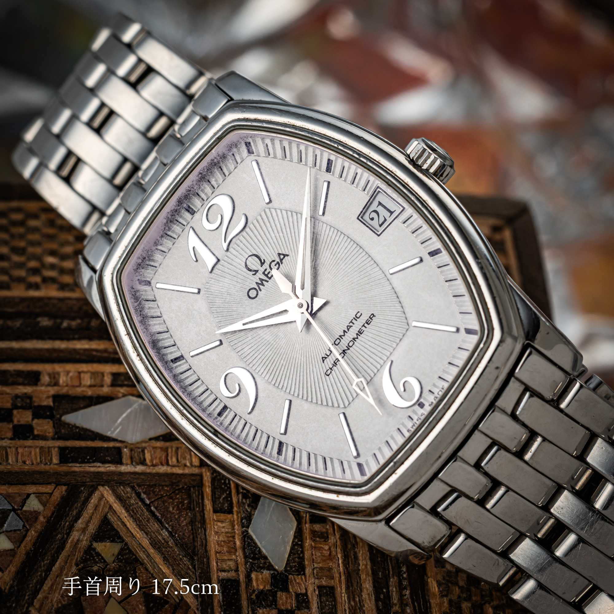 オメガ デ・ヴィル プレステージ 1999年製 Ref.168 1220 自動巻き トノーケース