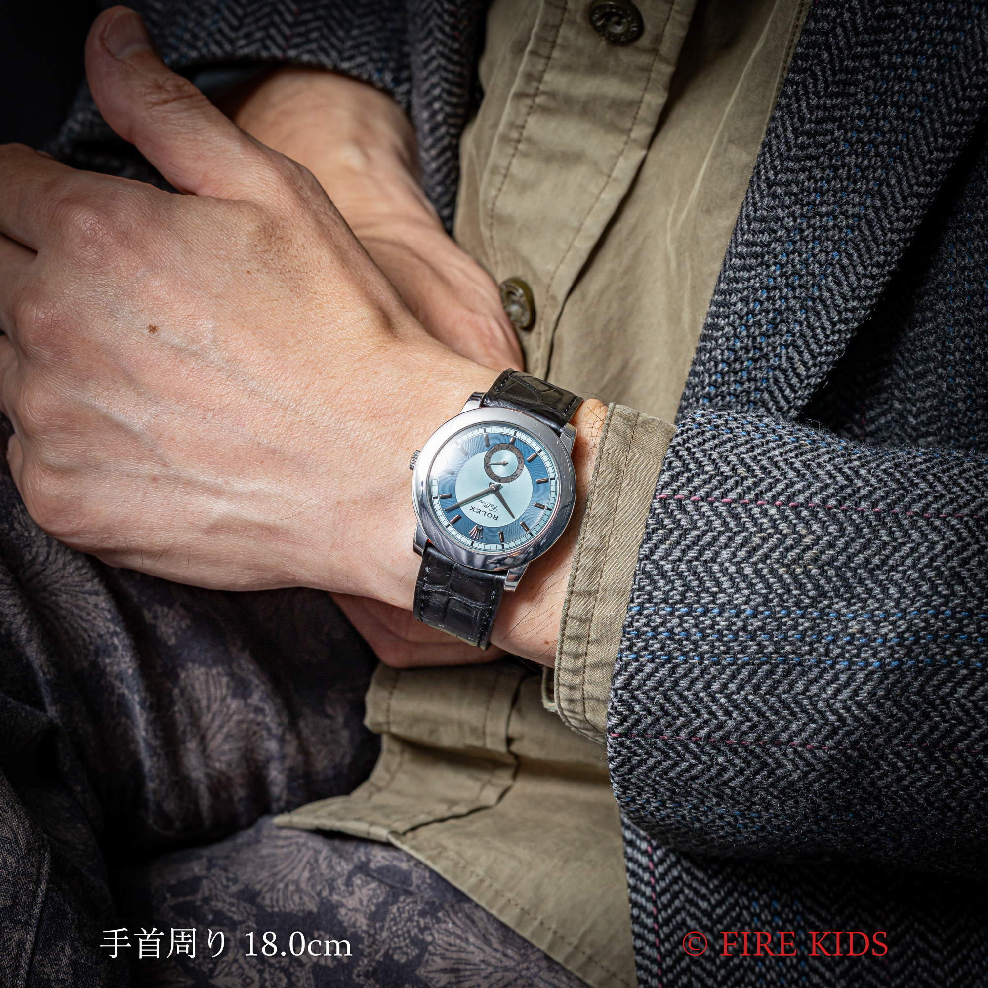 ロレックス 空箱 内外箱 プラチナ無垢 青 51.00.01キー付き 極美品 FIREKIDS｜ファイアーキッズ / ロレックス チェリーニ 2001年製 Ref