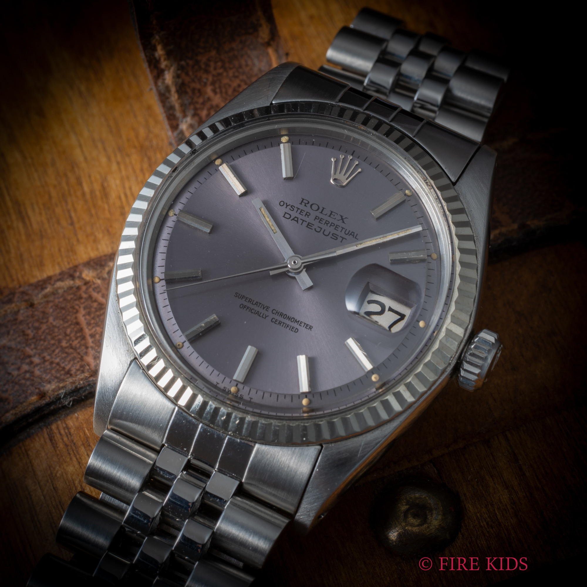 ロレックス ROLEX デイトジャスト 1967年製 Ref.1601 自動巻き パープルチェンジ文字盤 純正ジュビリーブレス付