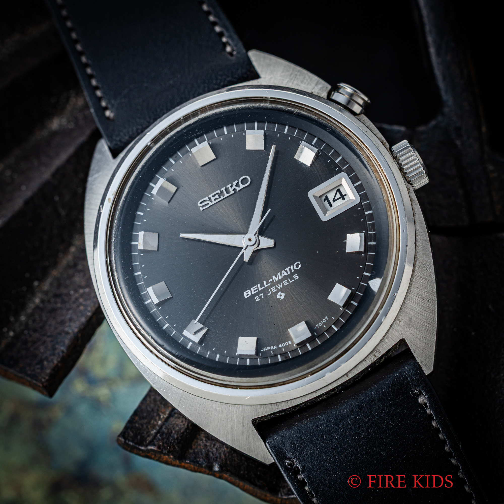 セイコー ベルマチック  1969年製 Ref.4005-7000 自動巻 グレーダイヤル Cラインケース