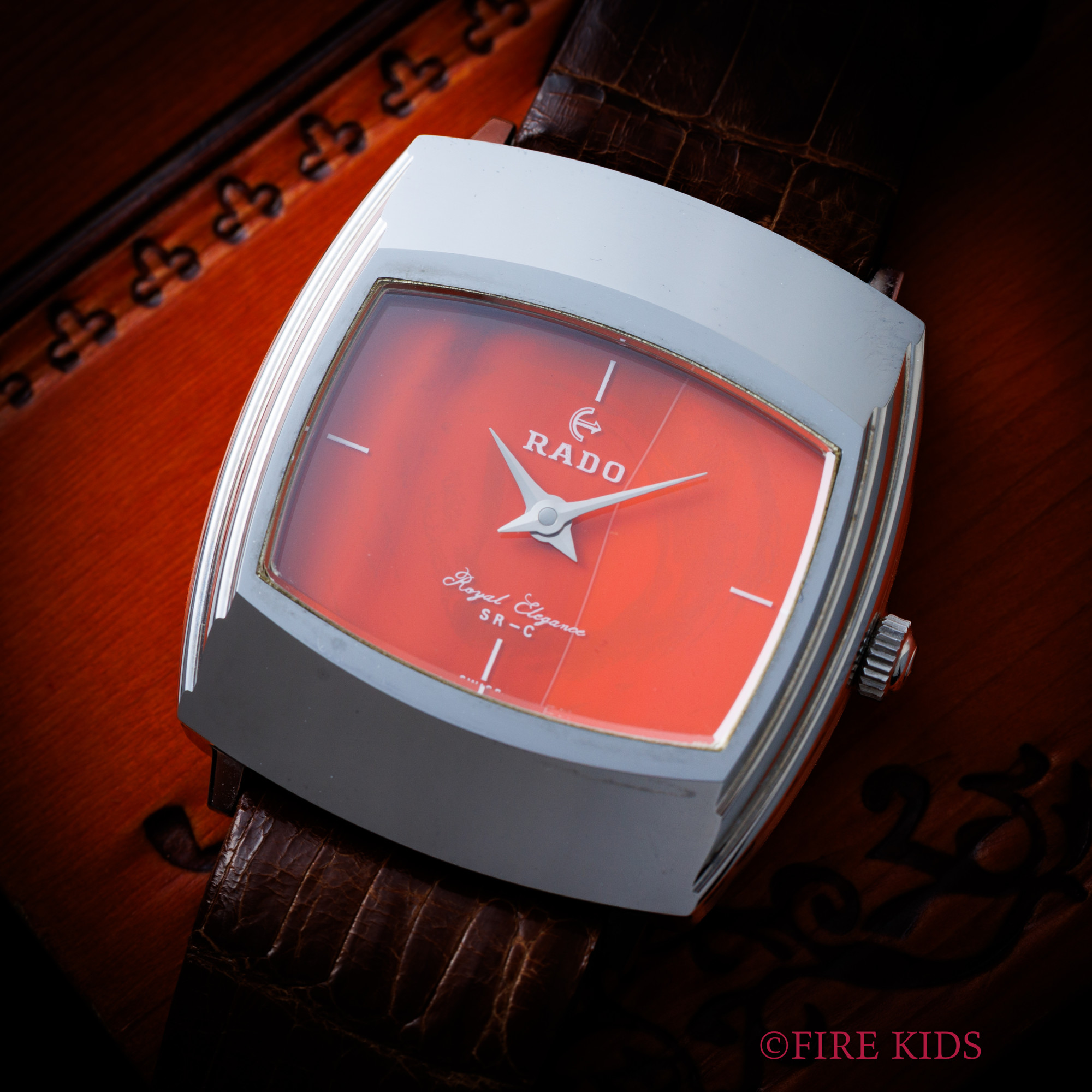 ラドー　ロイヤル　エレガンス　自動巻き　メンズ腕時計 FIREKIDS｜ファイアーキッズ / ラドー ロイヤルエレガンス 1970年代 未