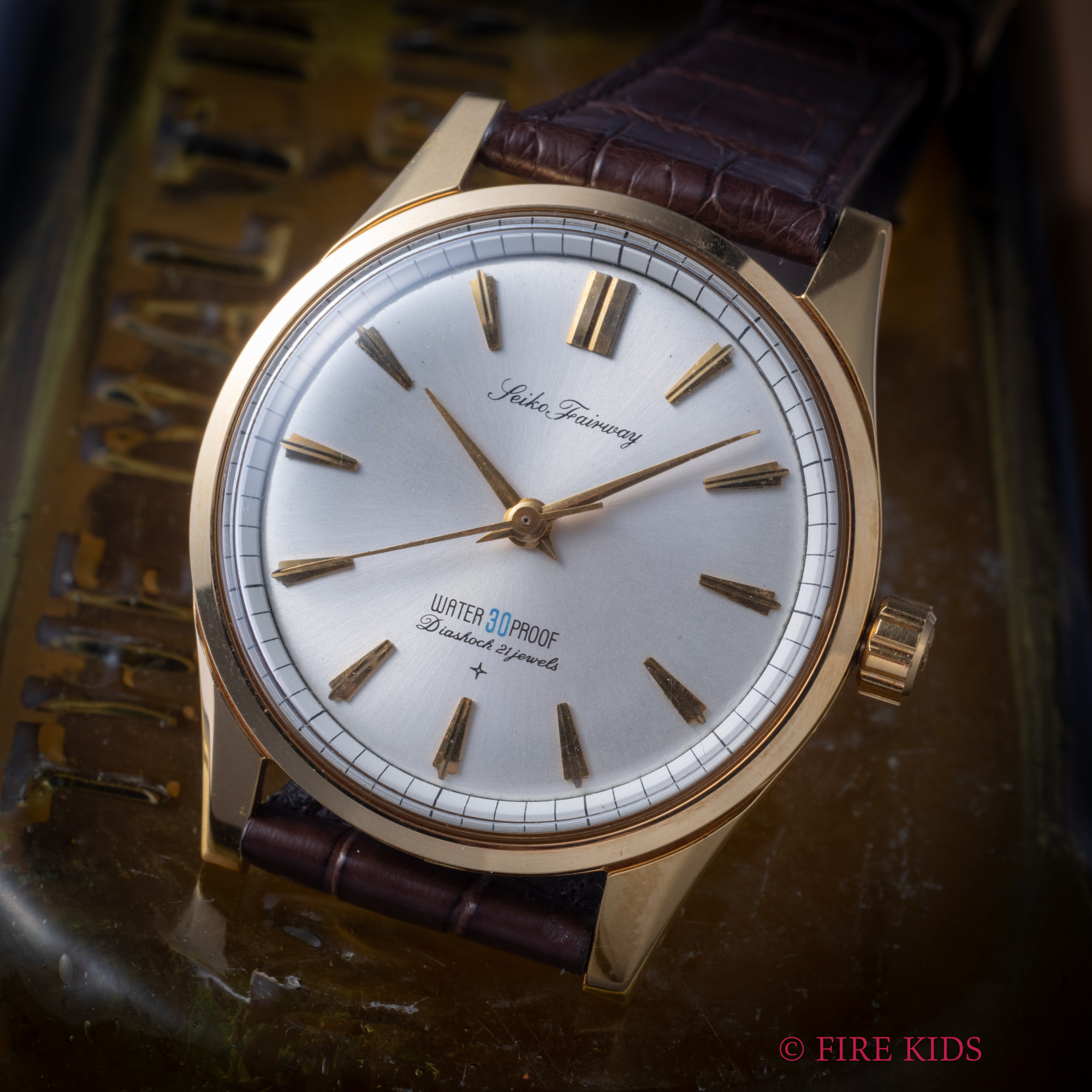 セイコー 1960年代製 ファーウェイ Ref.J13048 薄型手巻 WP30 EGPケース