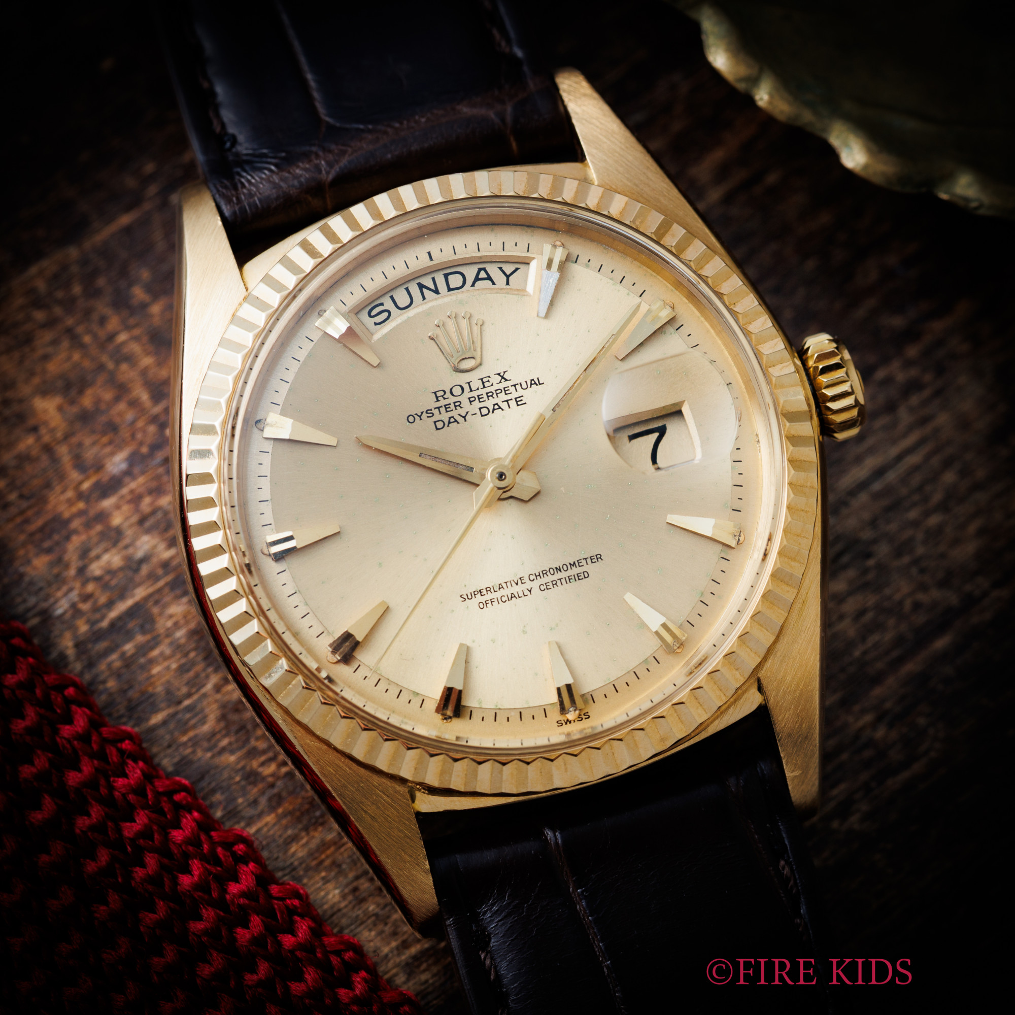 ロレックス 1962年製 18金無垢デイデイト Ref.1803 フルスペル曜日表記