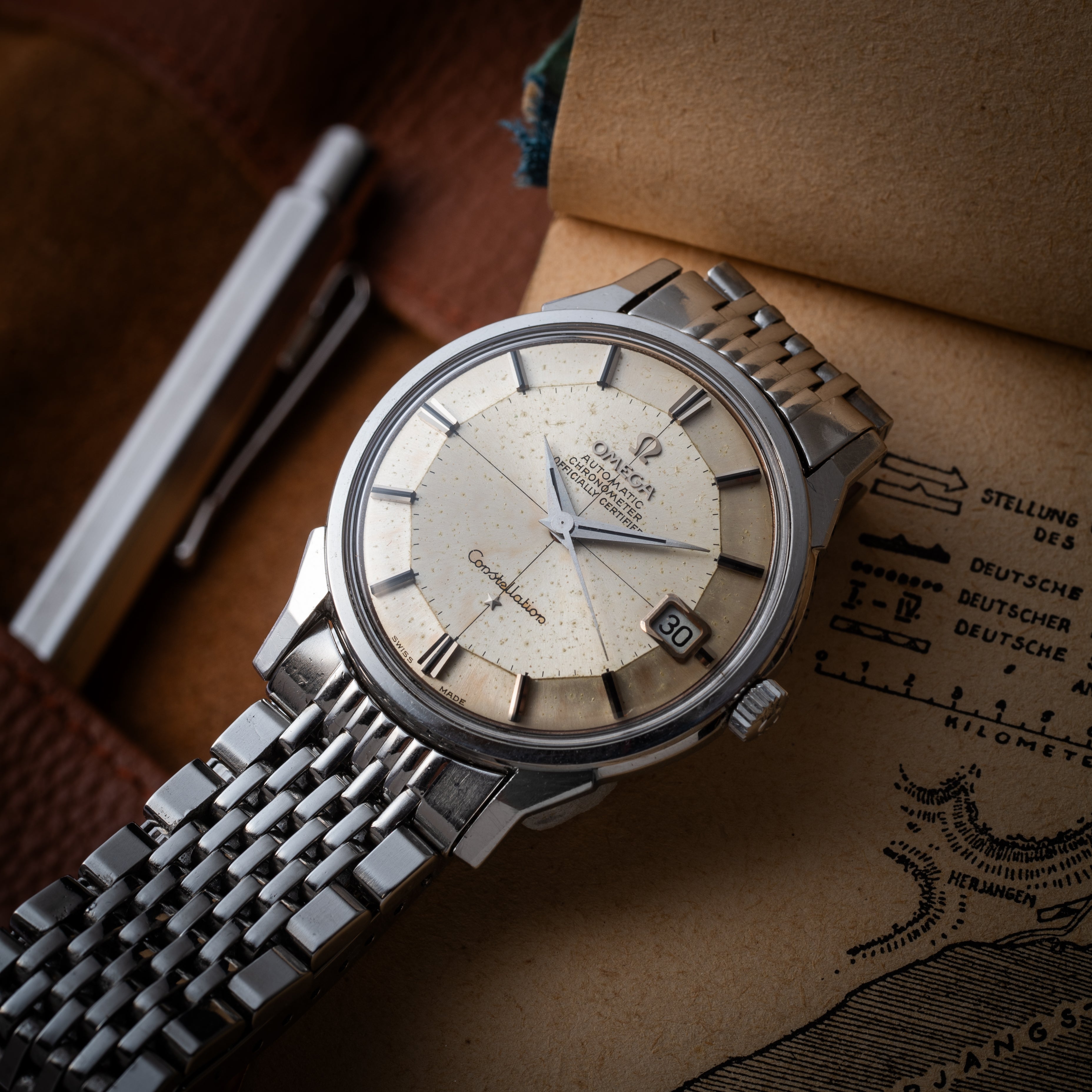 オメガ コンステレーション 12角 1966年製 Ref.168.005 純正ブレス付き