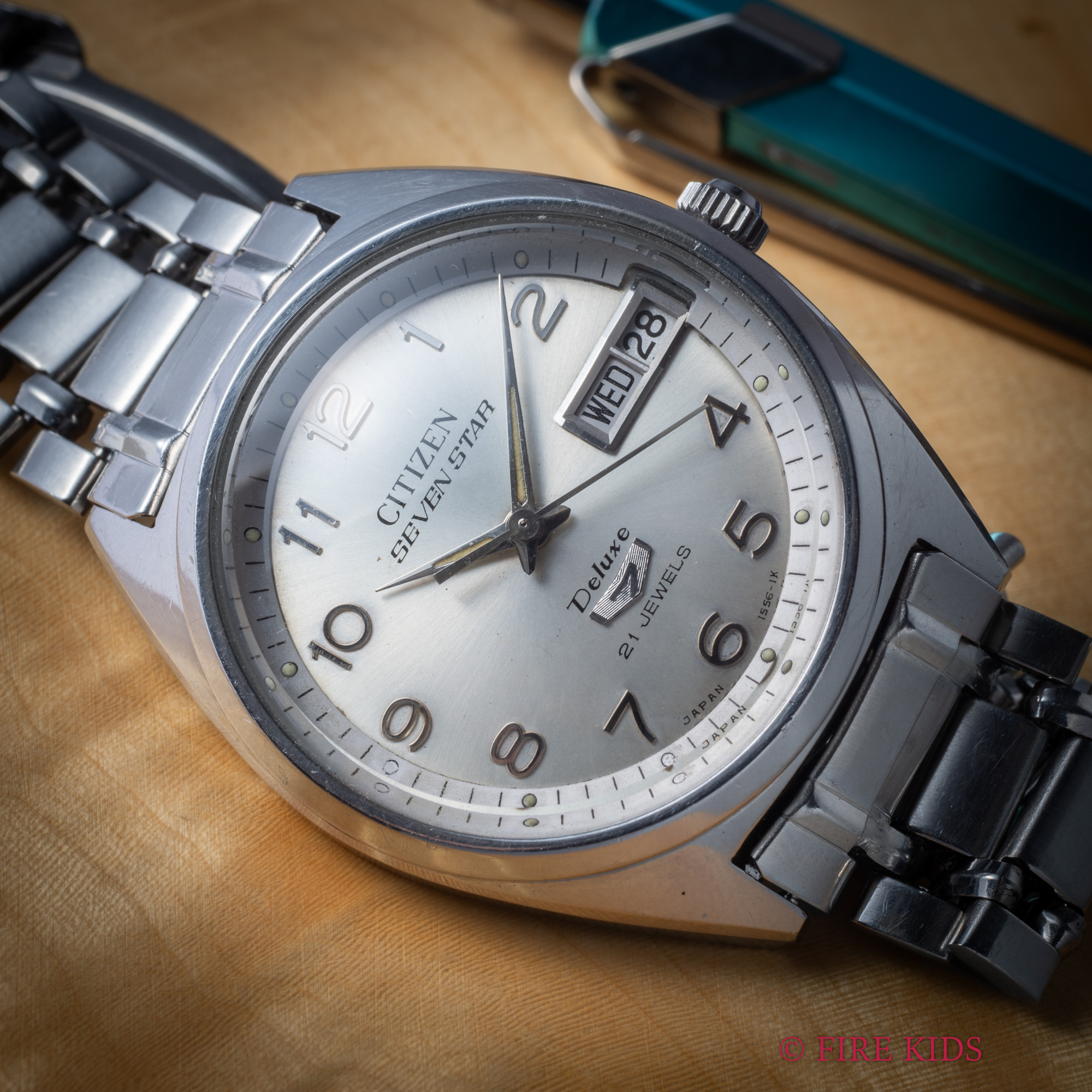 シチズン セブンスターデラックス 全アラビアダイヤル 1967年製 Ref.GN-3-S 自動巻き 純正ステンブレスレット