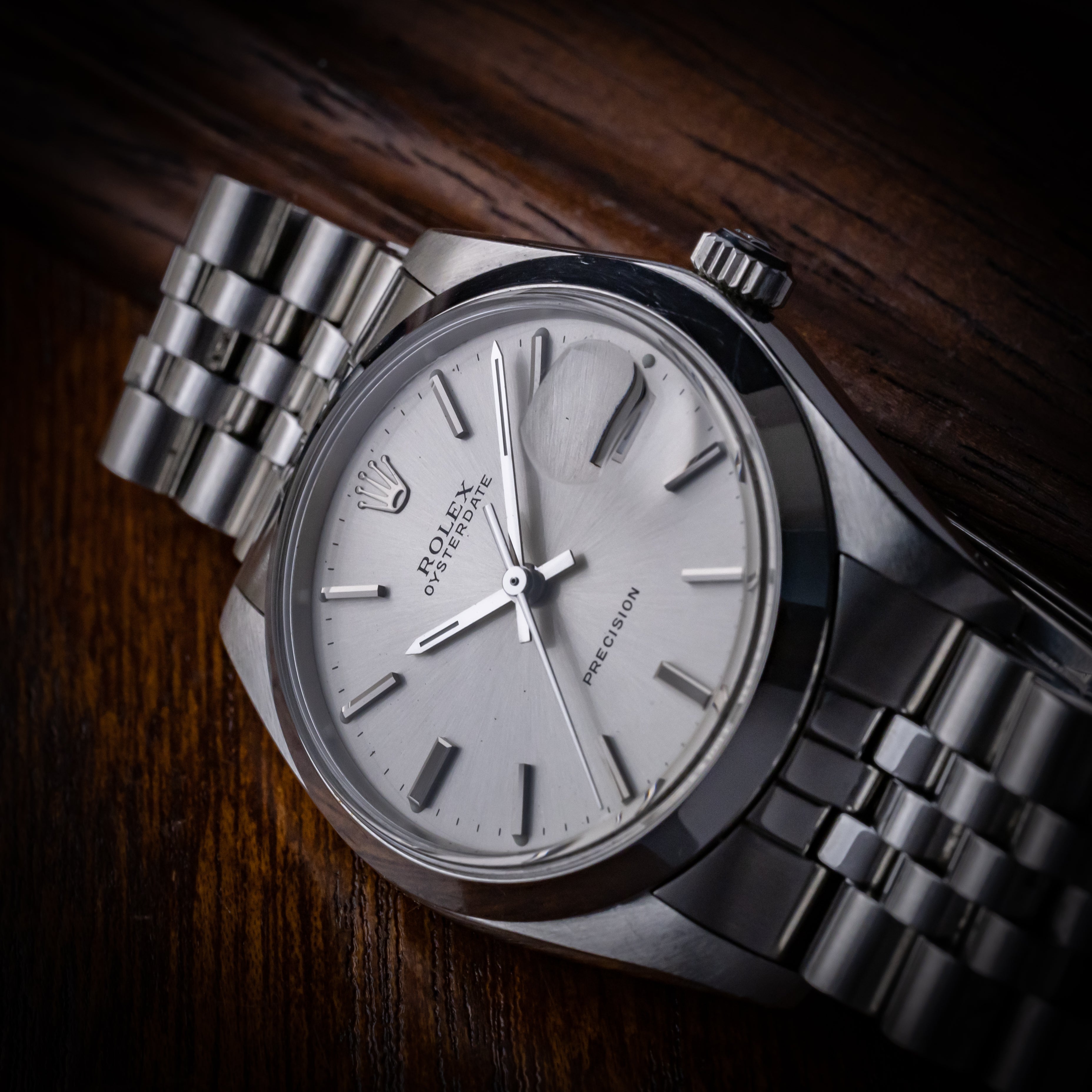 ロレックス オイスターデイト 1985年製 Ref.6694 ジュビリーブレス 箱、ギャラ付き