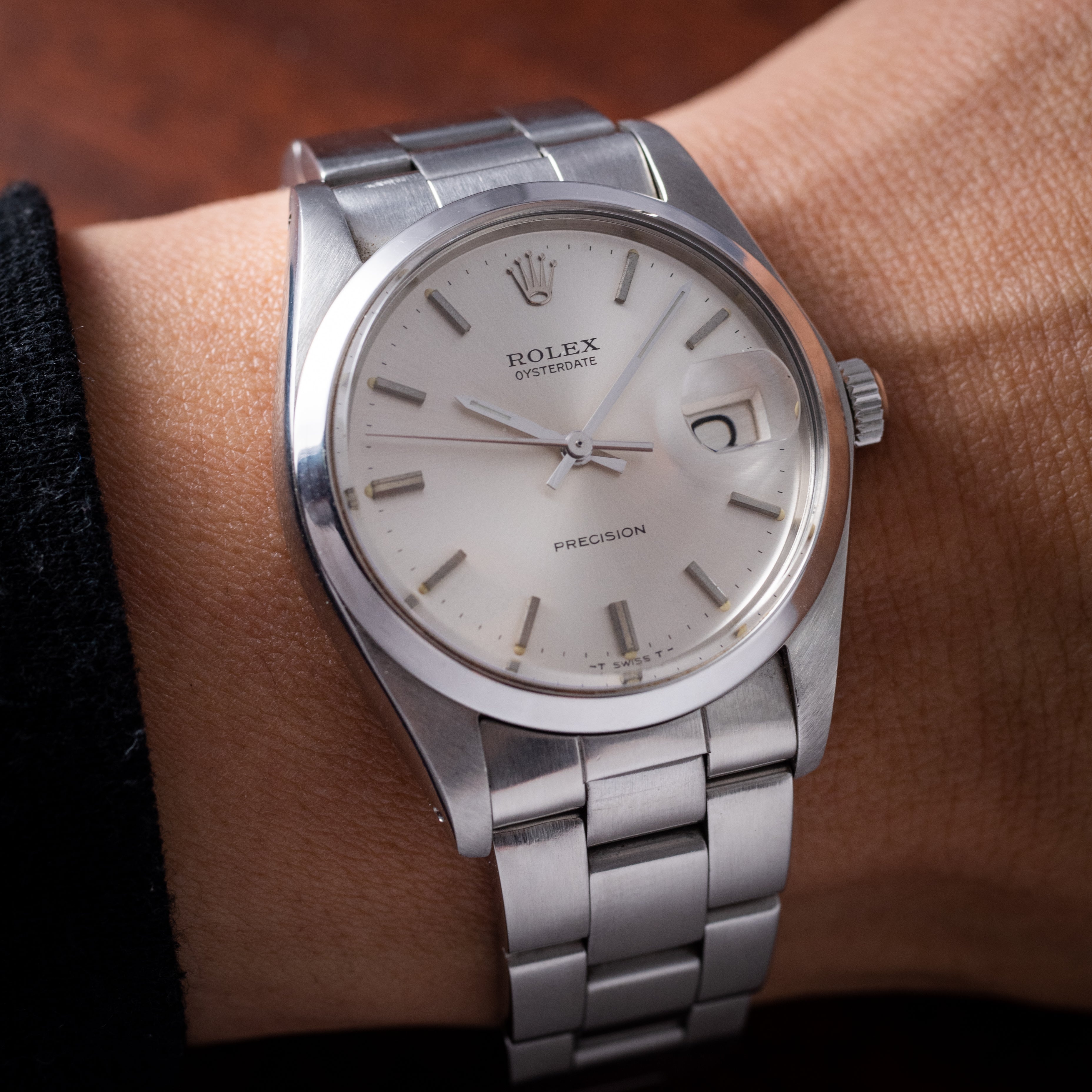 ロレックス オイスターデイト Ref.6694 ギャランティーカード OH半額スタンプ入り