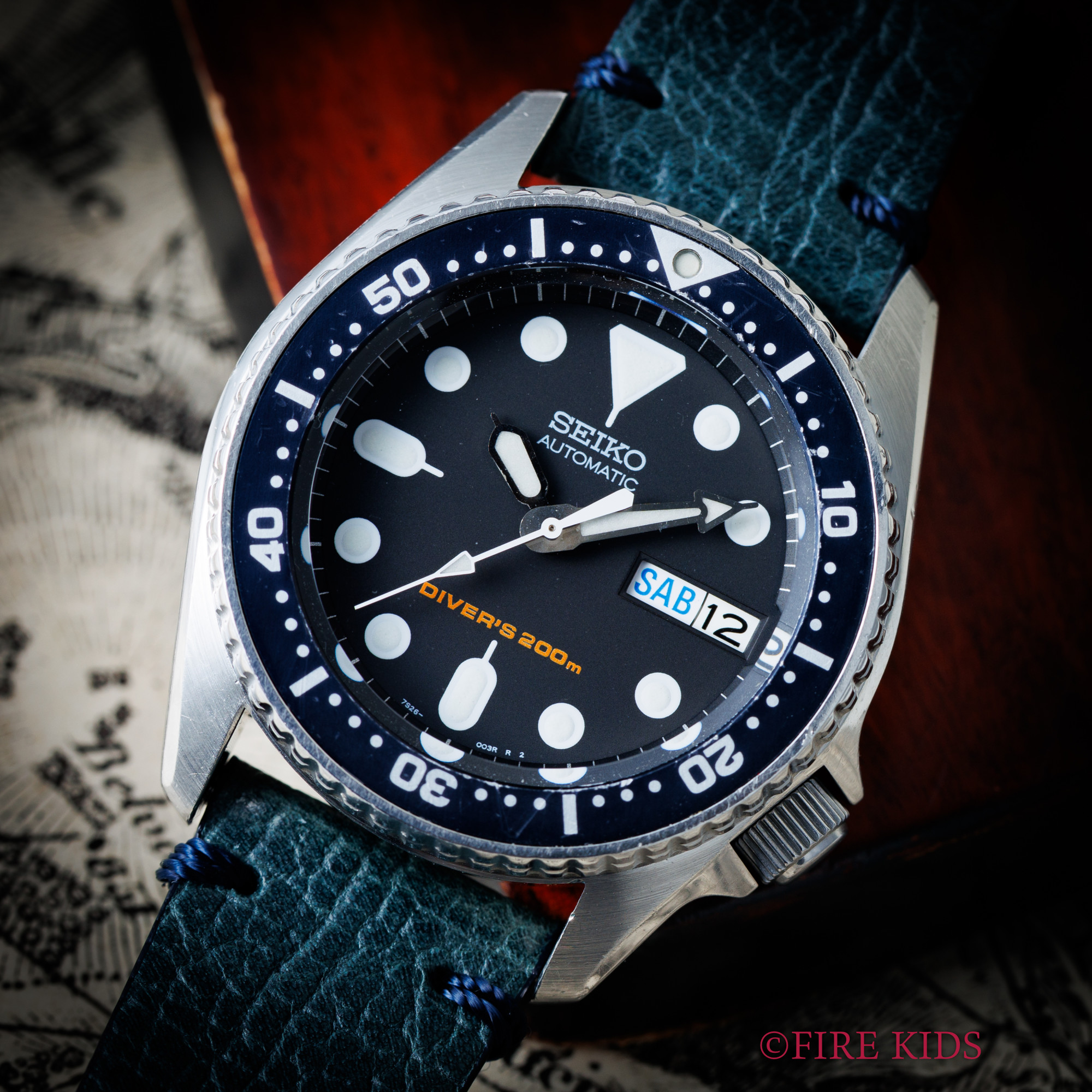 セイコー SEIKO 2000年製（平成12年製）200mダイバーズ ブラックボーイ38㎜ デイデイト自動巻