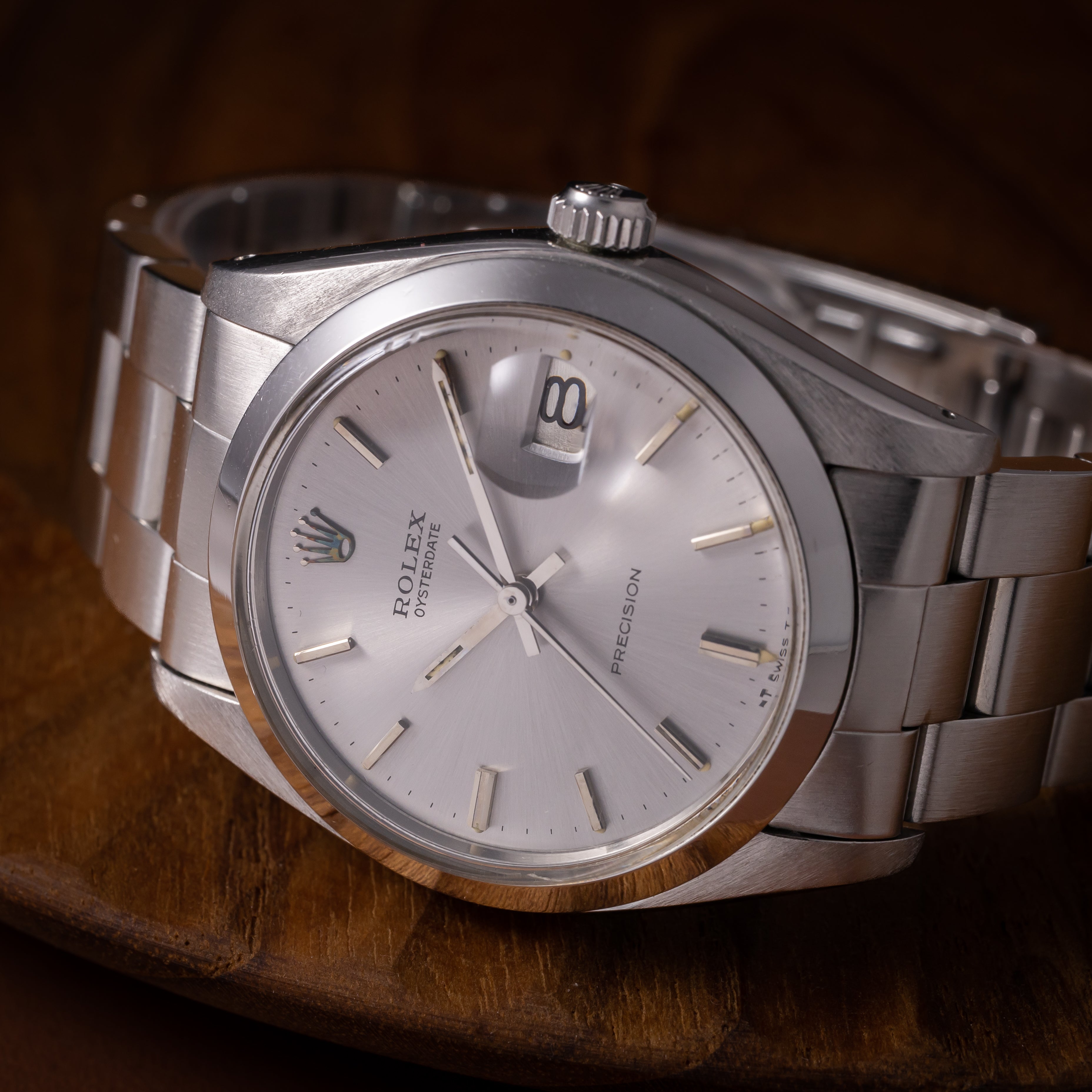 ロレックス オイスターデイト 1981年製 Ref.6694 手巻き シルバーダイヤル