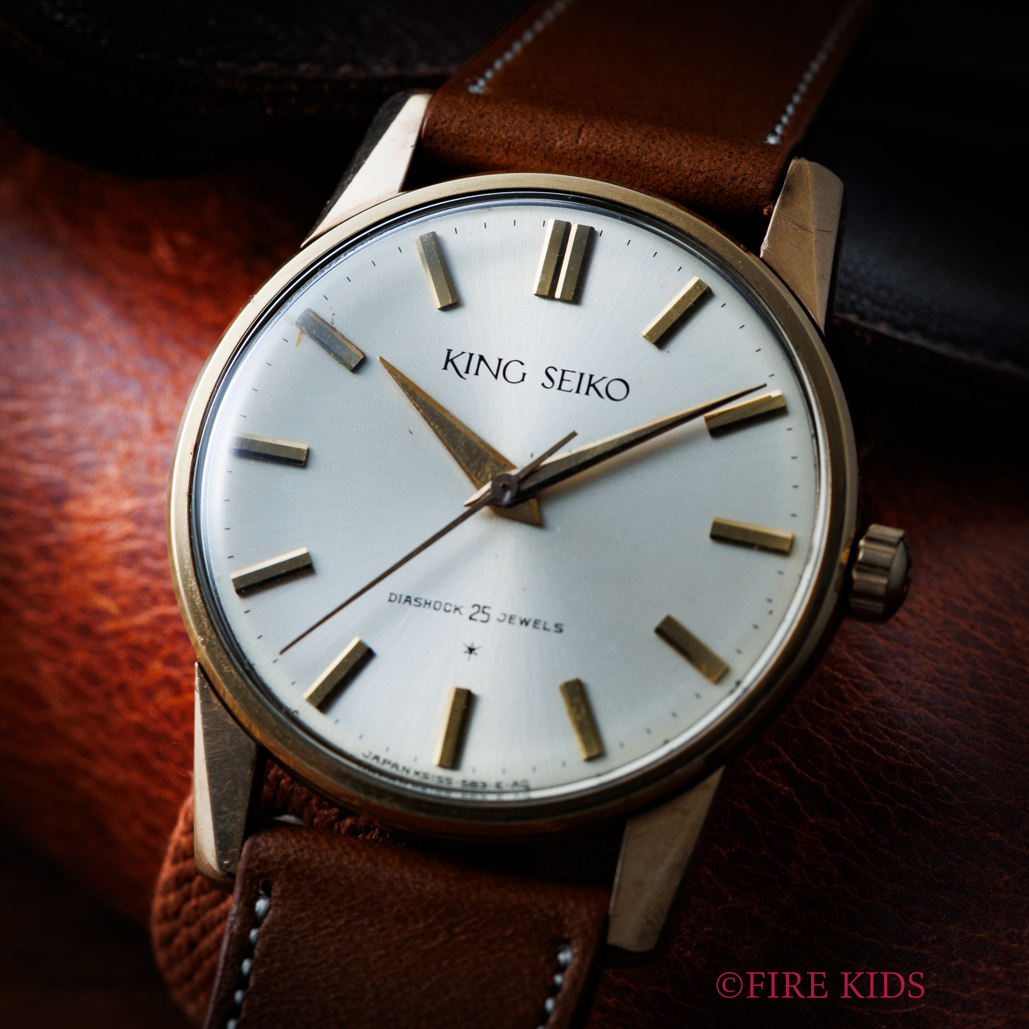 セイコー SEIKO キングセイコー ファーストモデル 1962年製 Ref.15034 AD文字盤 手巻 100ミクロン金張り