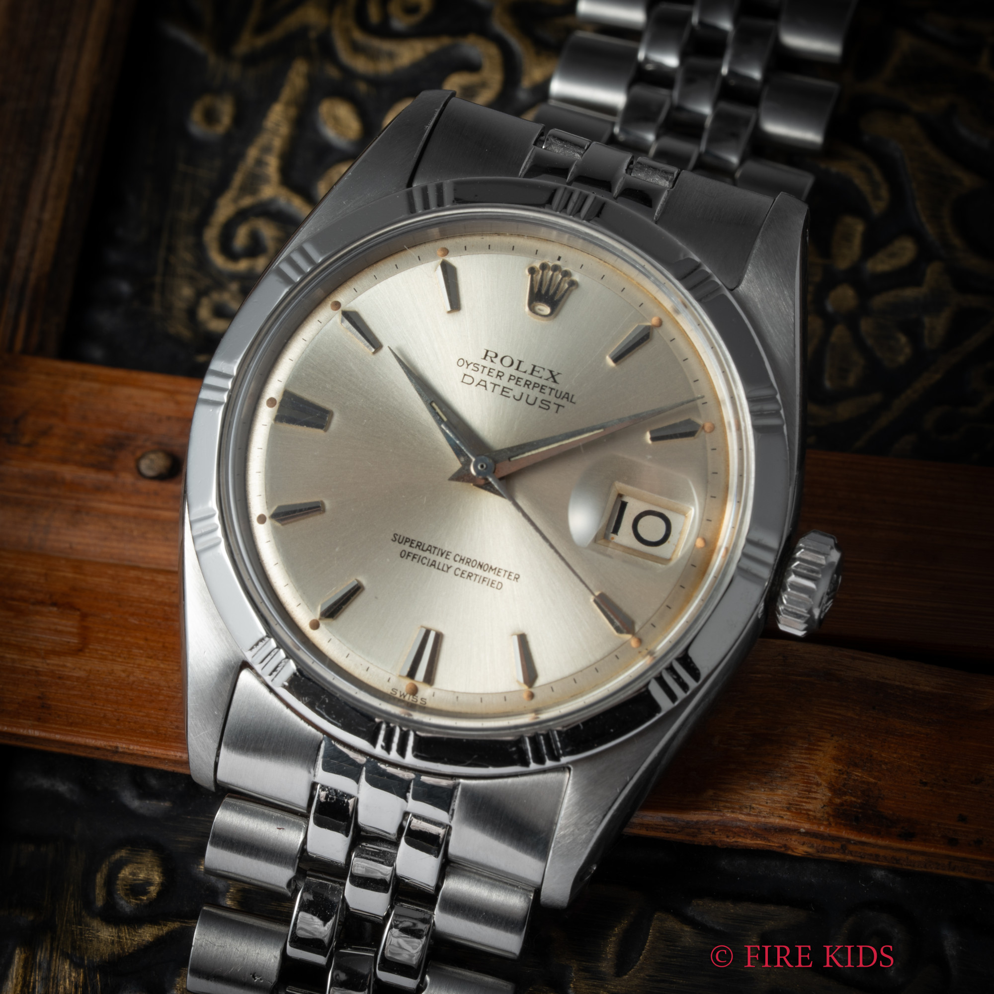 ロレックス 1960年製 デイトジャスト スリーテッドベゼル Ref.1603 Cal.1560バタフライローター  純正ブレス付き