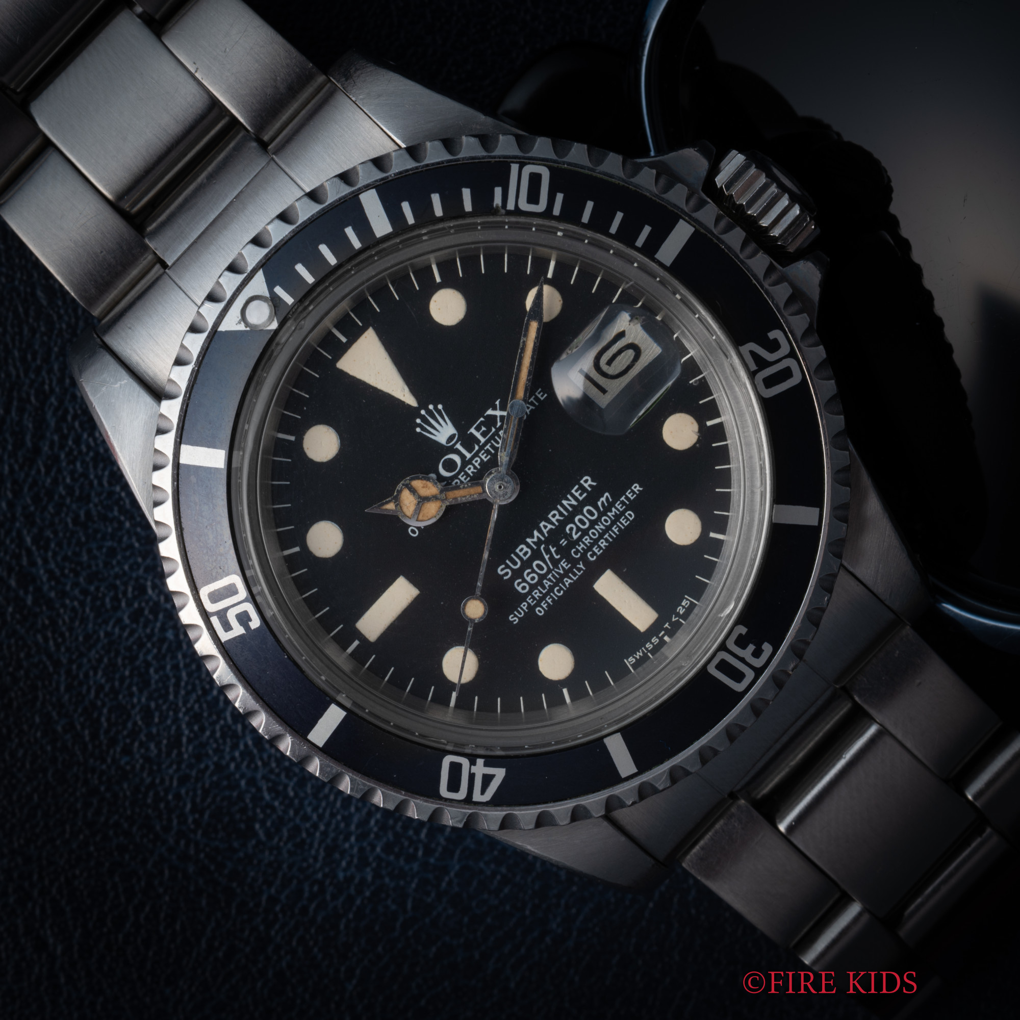 ロレックス ROLEX サブマリーナーデイト 1978年製 Ref.1680 マーク1 オールトリチウム文字盤 自動巻 純正ステンレスブレス付