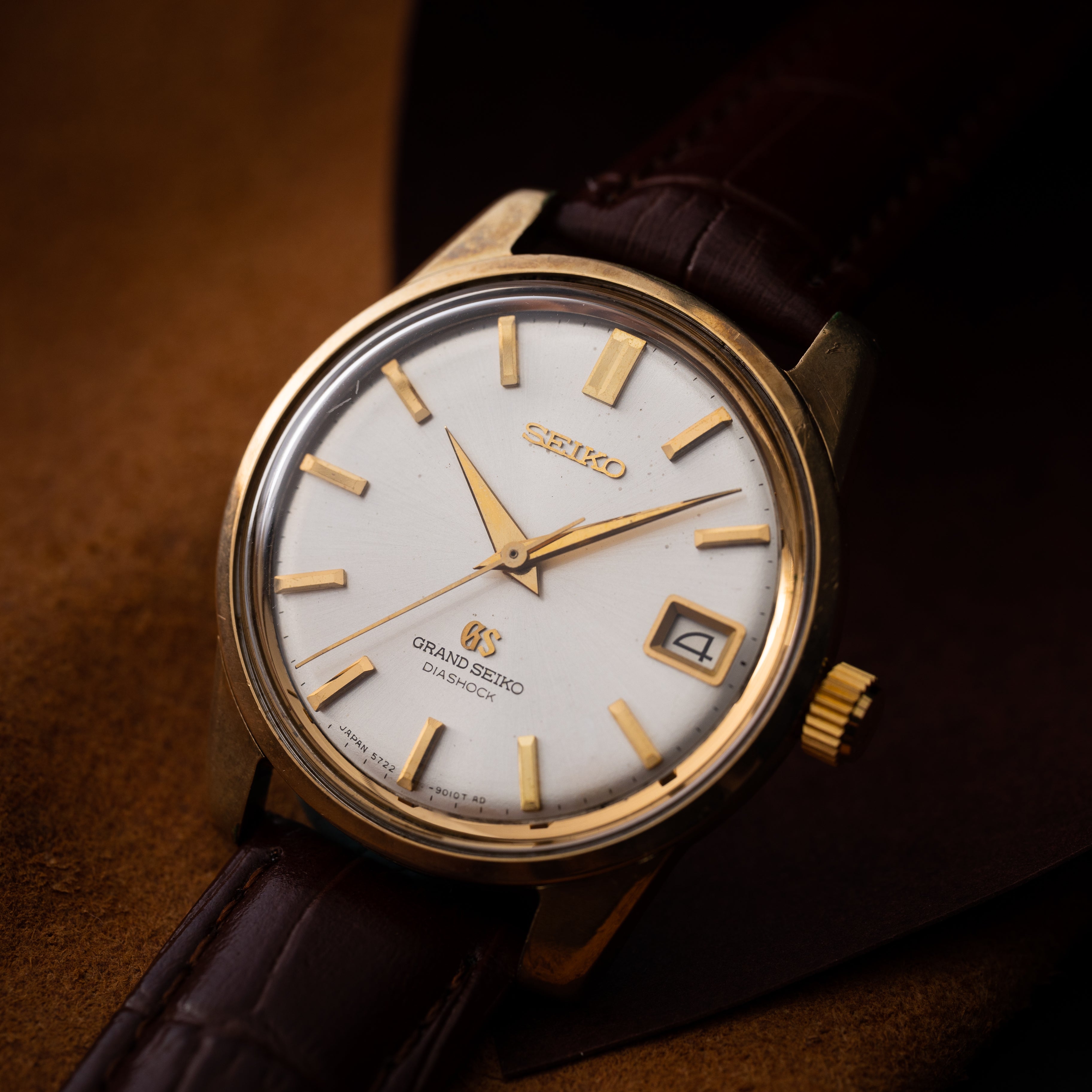 グランドセイコー セカンドモデル CAPゴールド 1966年製 Ref.5722-9010 57GS