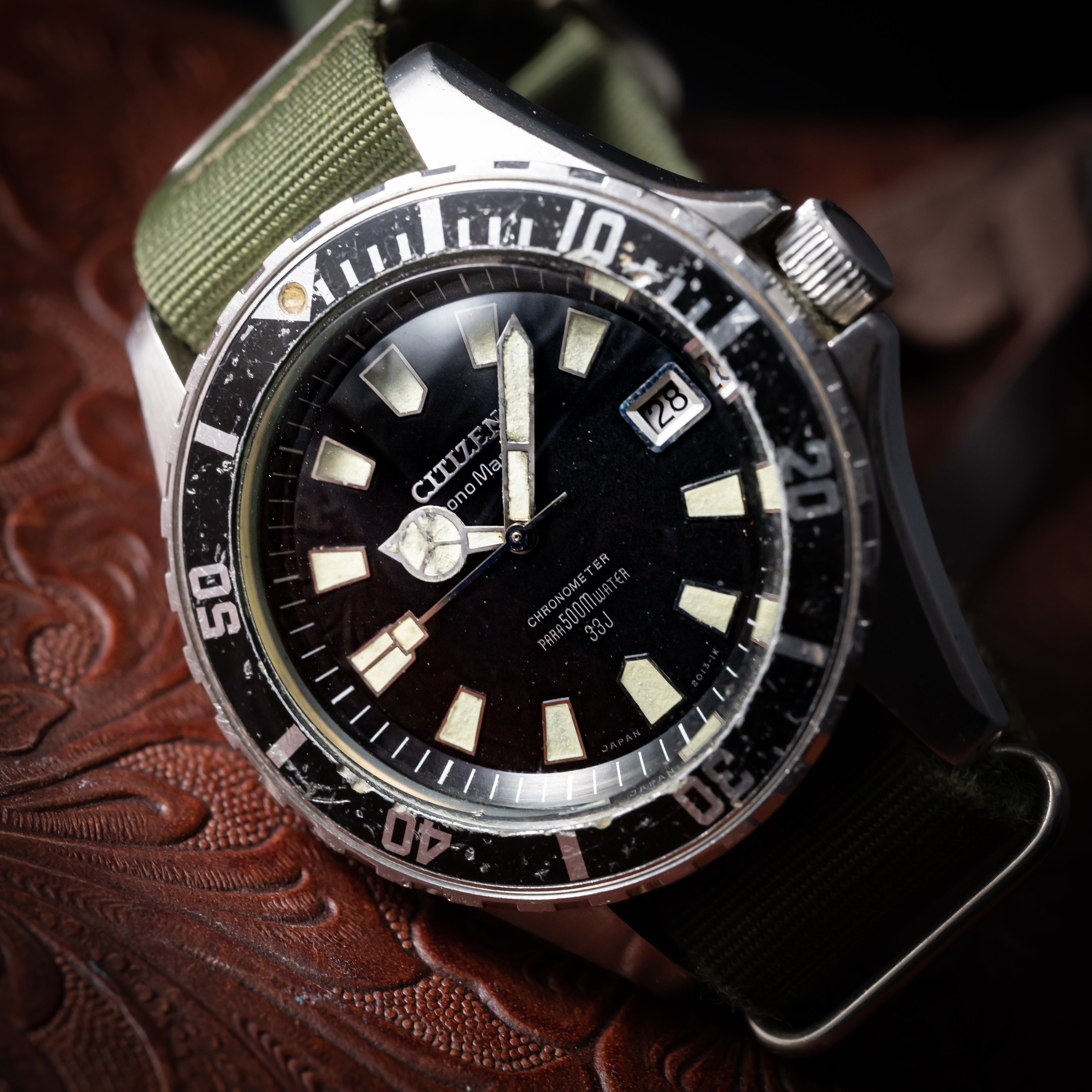【オークネット行】シチズン クロノマスター500m ダイバー 1969年製 Ref.4-540263 クロノメーター