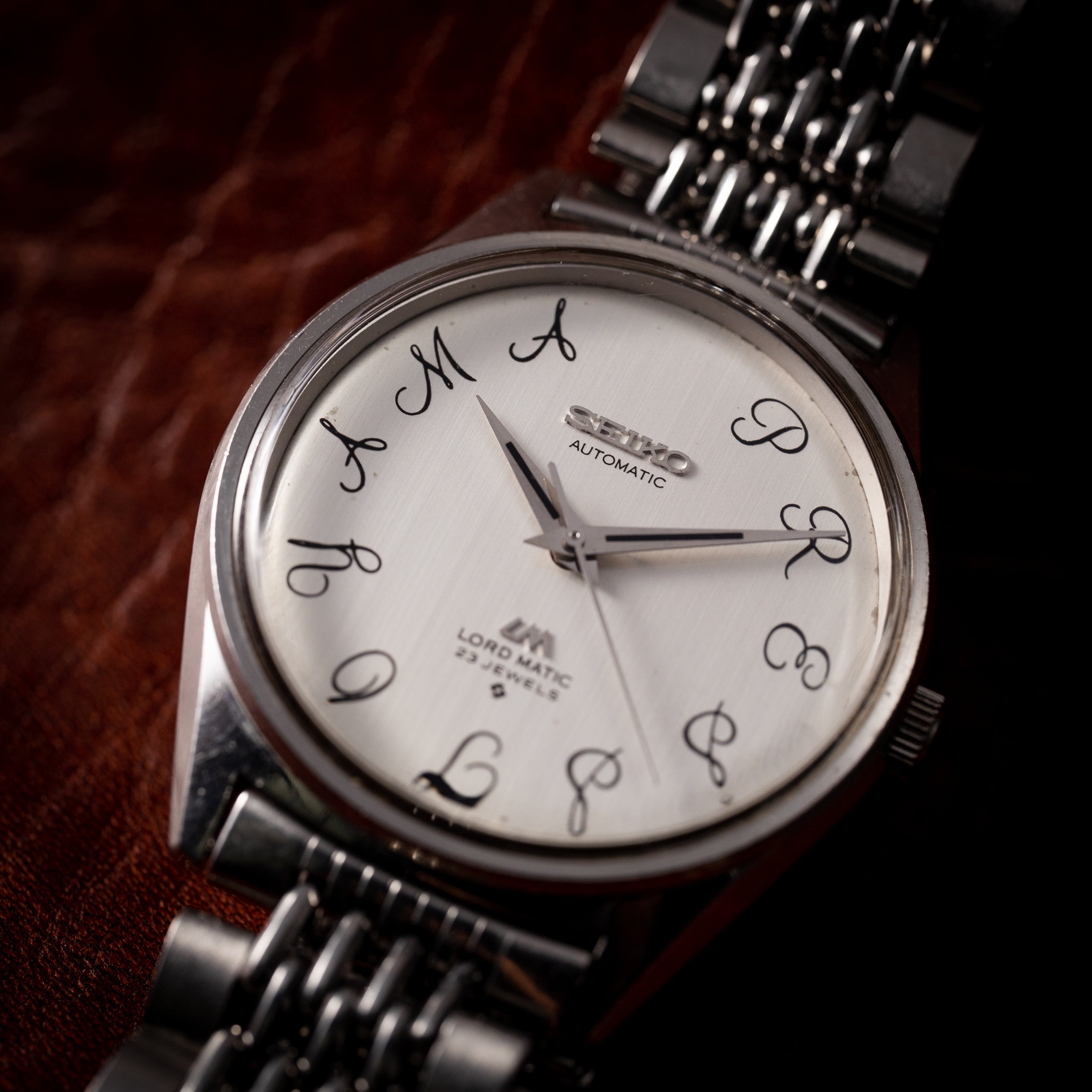 セイコー LM 富山新聞 1973年製 Cal.5601 Ref.5601-9000 純正ステンレスブレス