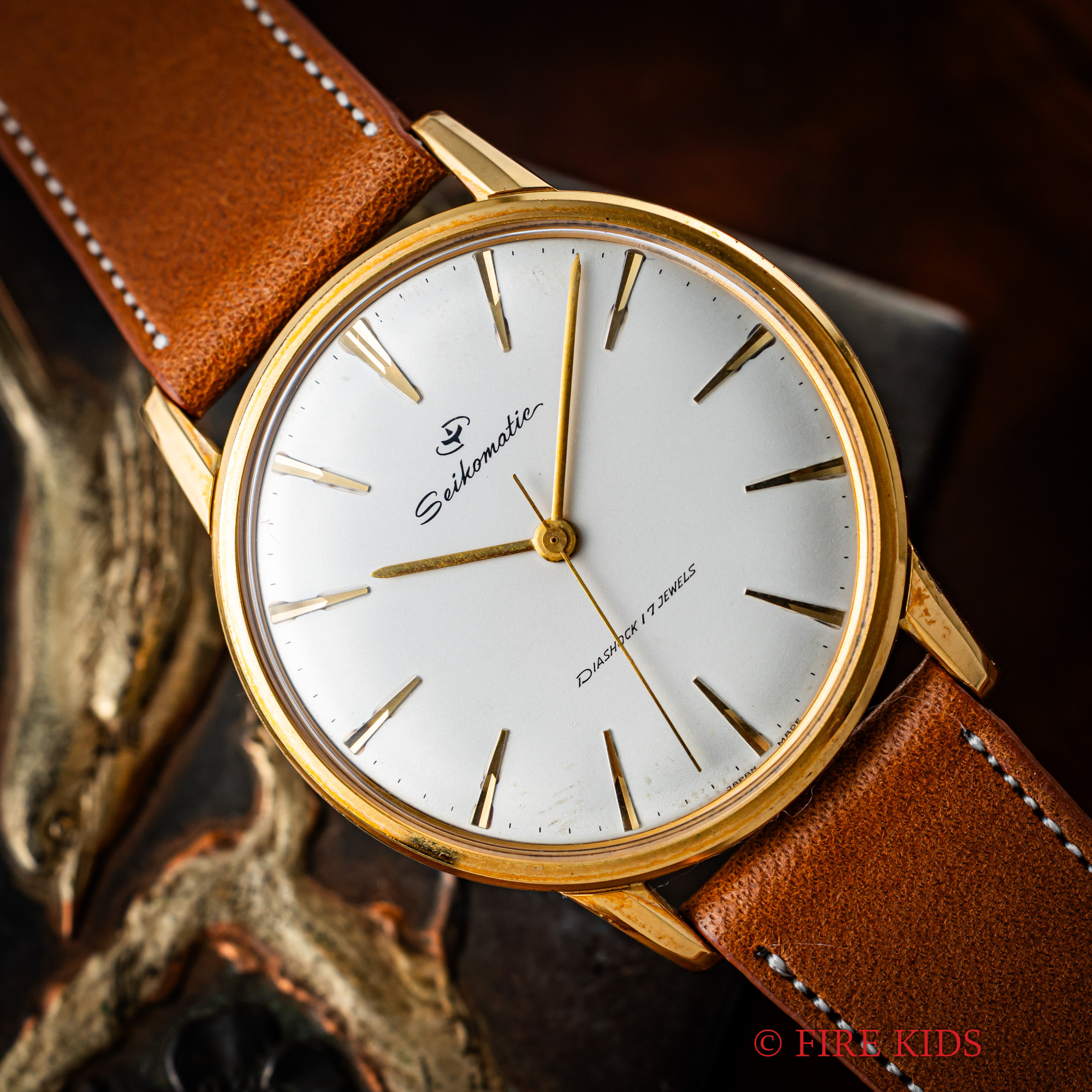 セイコー SEIKO マチック 1960年製 Ref.15007D 自動巻 金張りケース