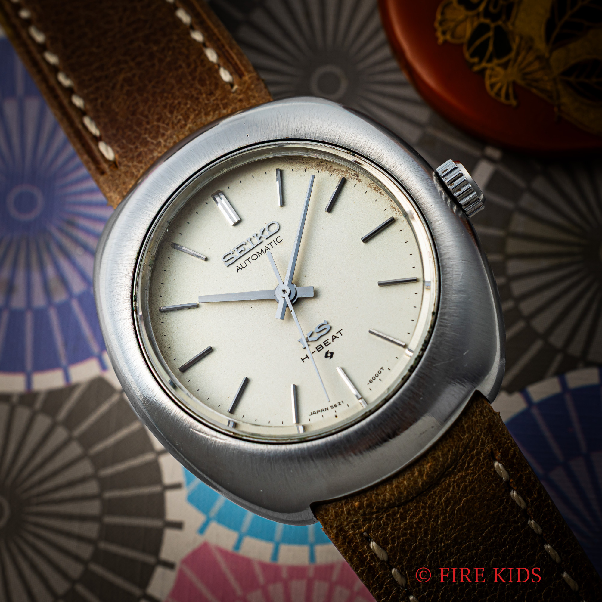 セイコー SEIKO 56キングセイコー 1971年製 Ref.5621-6000 ハイビート自動巻き ノンデイト オーバルケース