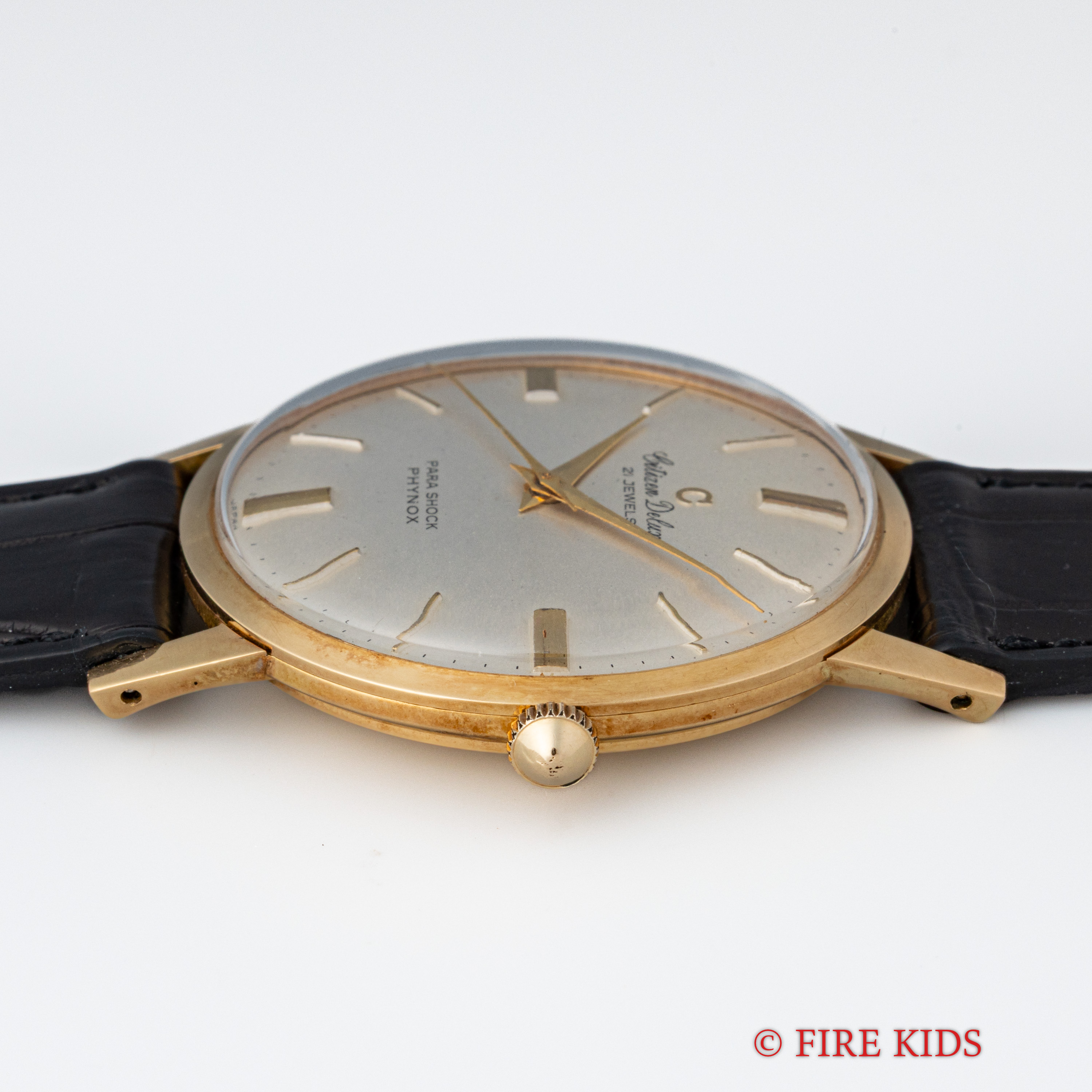シチズン　デラックス　21石　シチズン尾鍵　付き　あまり使われて無いかもの美品 FIREKIDS｜ファイアーキッズ / シチズン CITIZEN デラックス 1965年製