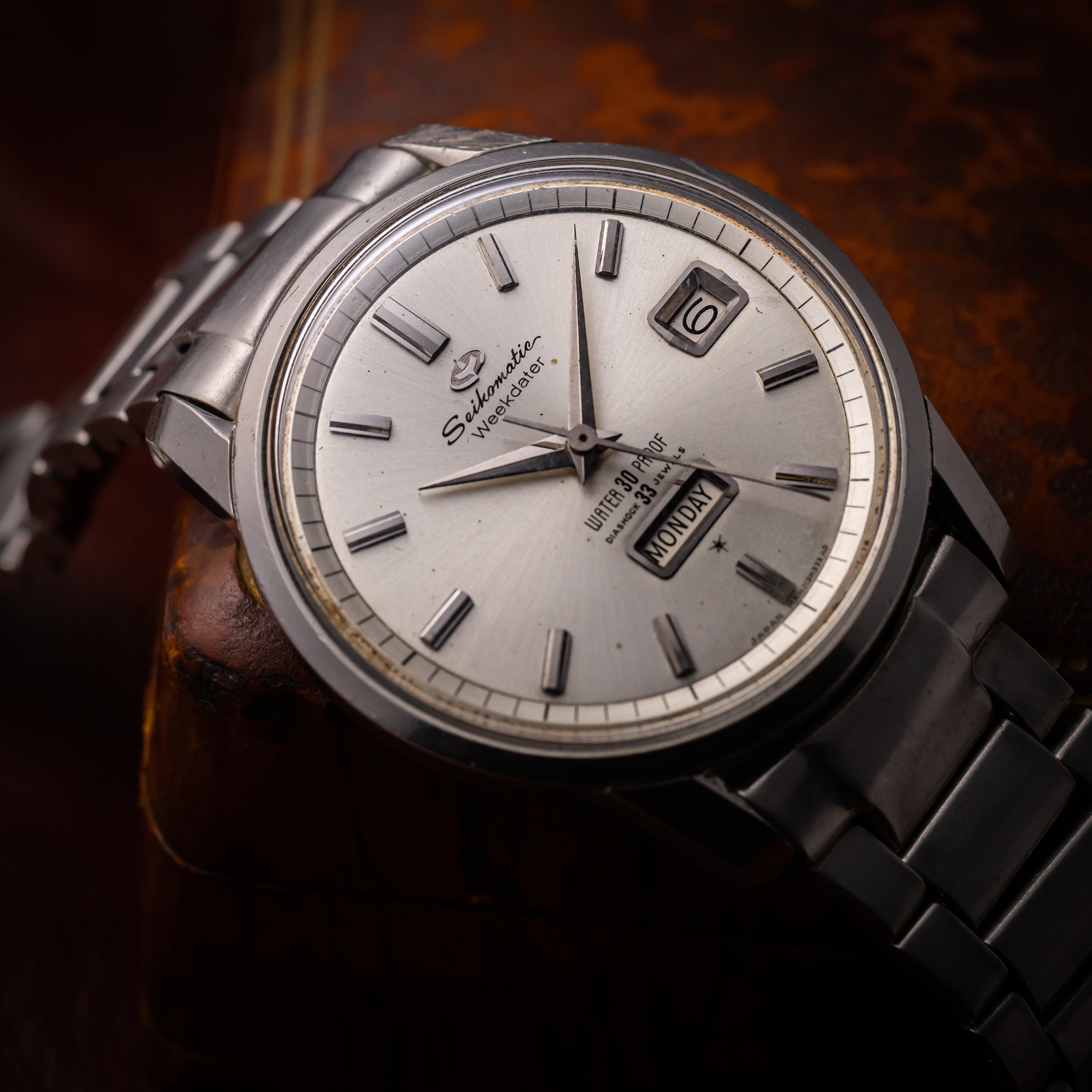セイコー 1964年製 セイコーマチック ウィークデーター 33石 Ref.6206-8990
