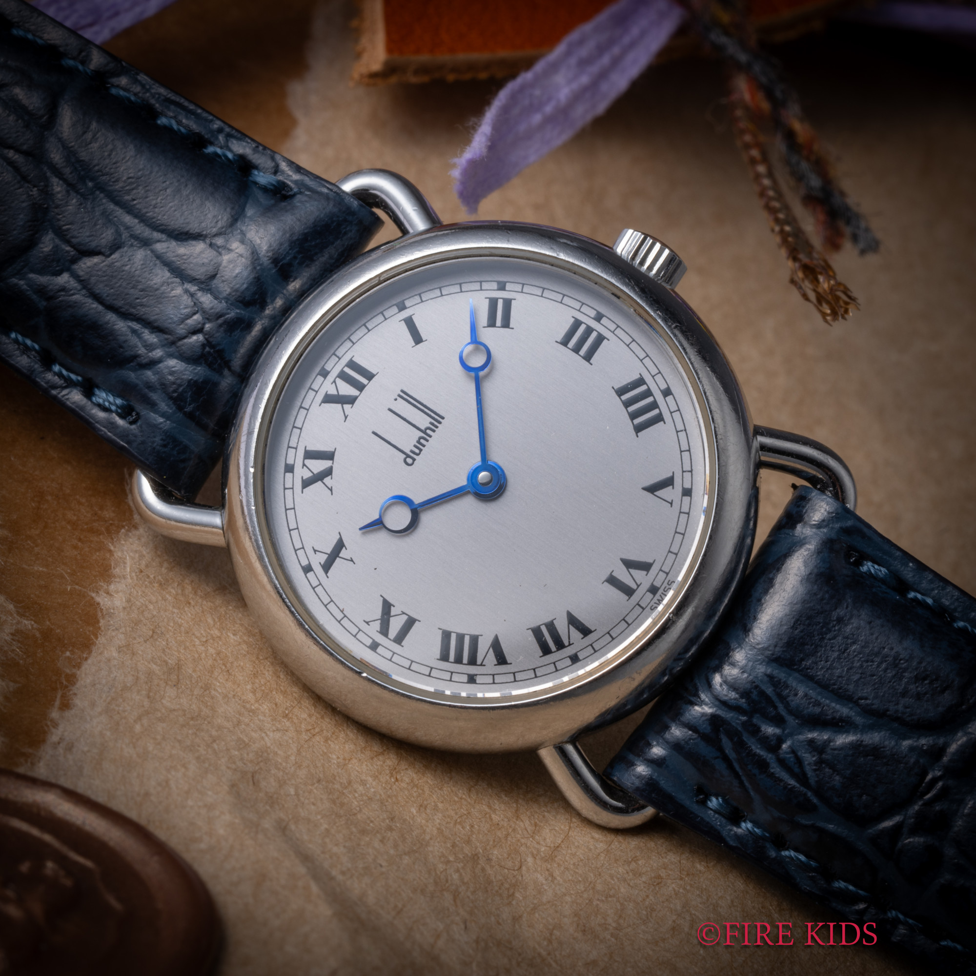 ダンヒル dunhill 1993年製 センテナリー 手巻き ブレゲ針 ユニークラグ レディース