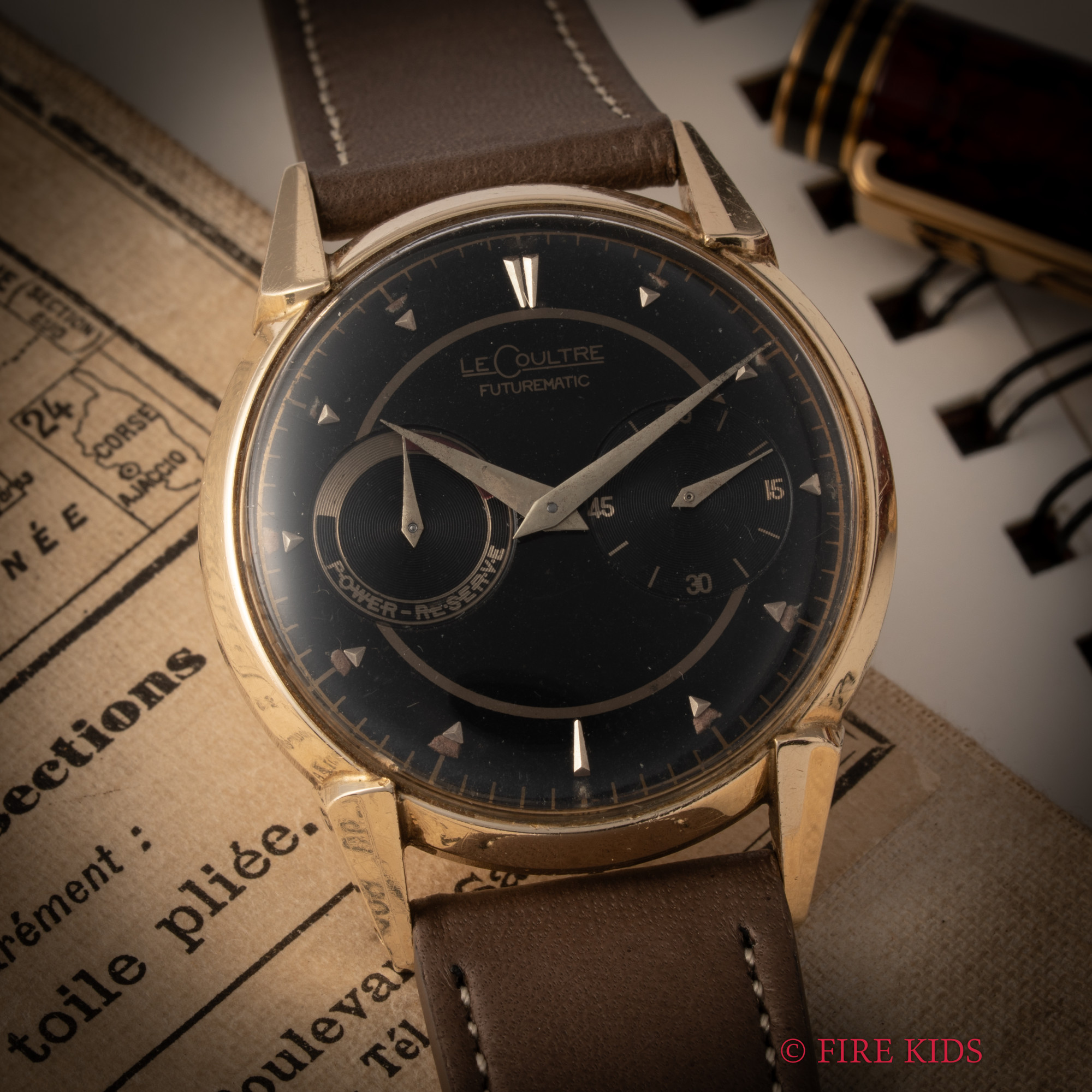 ルクルト フューチャーマチック 1950年代製 K14金無垢 バンパー式 Cal.497