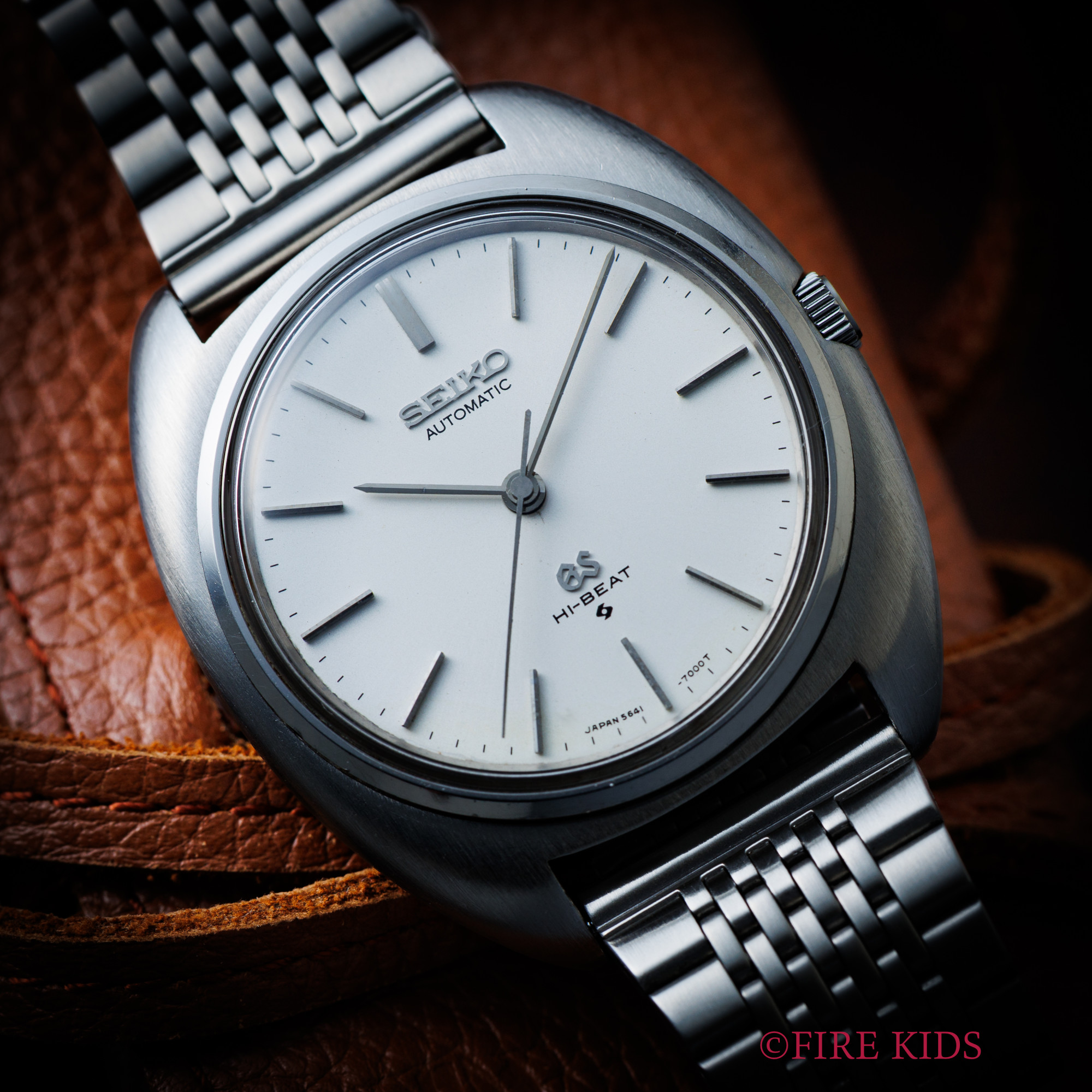 セイコー SEIKO グランドセイコー 1972年製 56GS 8振動自動巻き Cラインケース ノンデイト Ref.5641-7000
