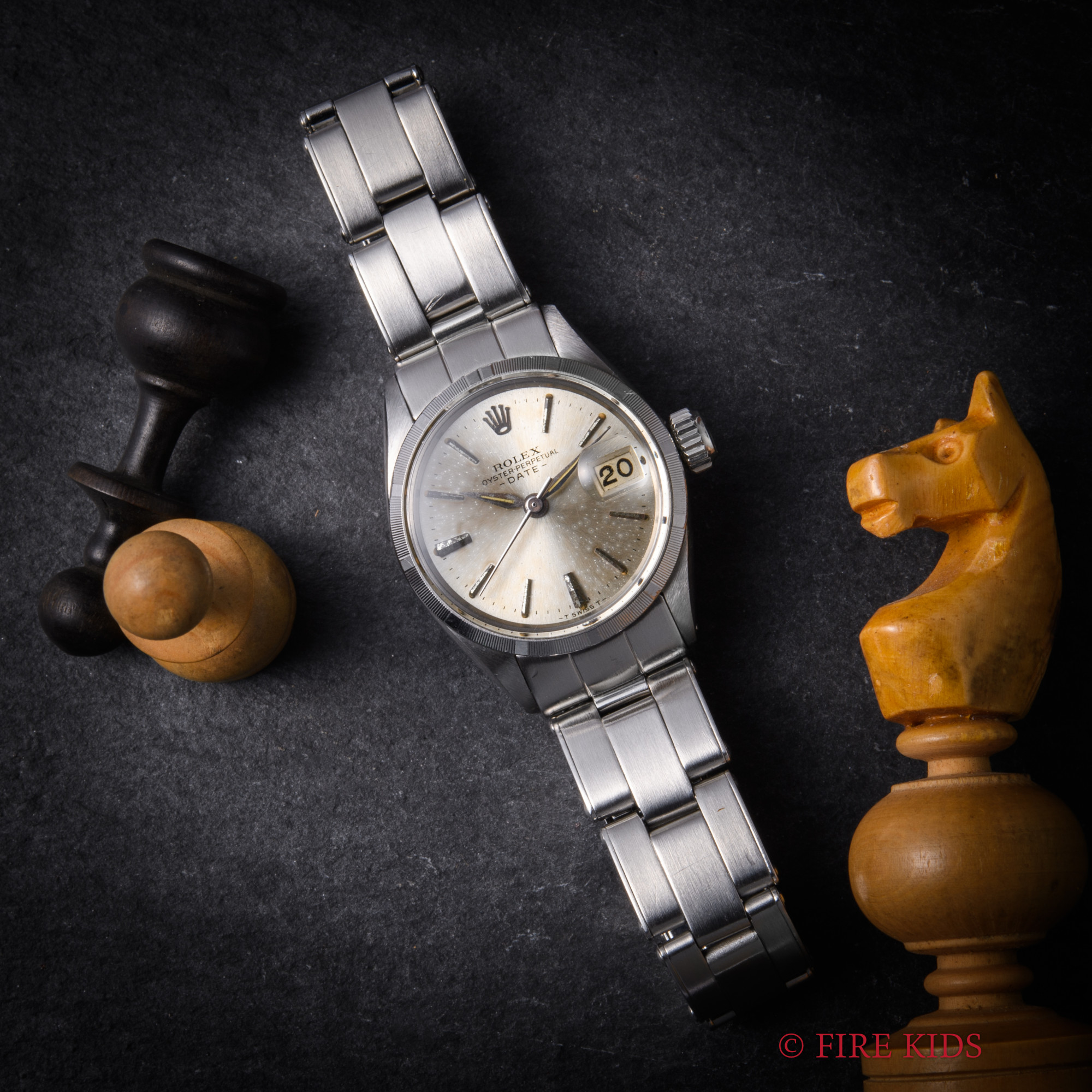 ロレックス ROLEX オイスターパーペチュアル 1964年製 レディース アルファハンド 自動巻き Ref.6519 純正ブレス