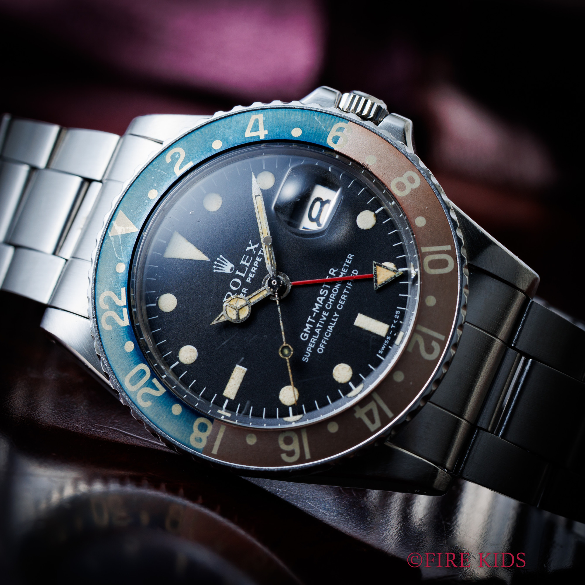 ロレックス ROLEX GMTマスター 1971年製 Ref.1675 自動巻 MK1ダイヤル MK2ベゼル ペプシ