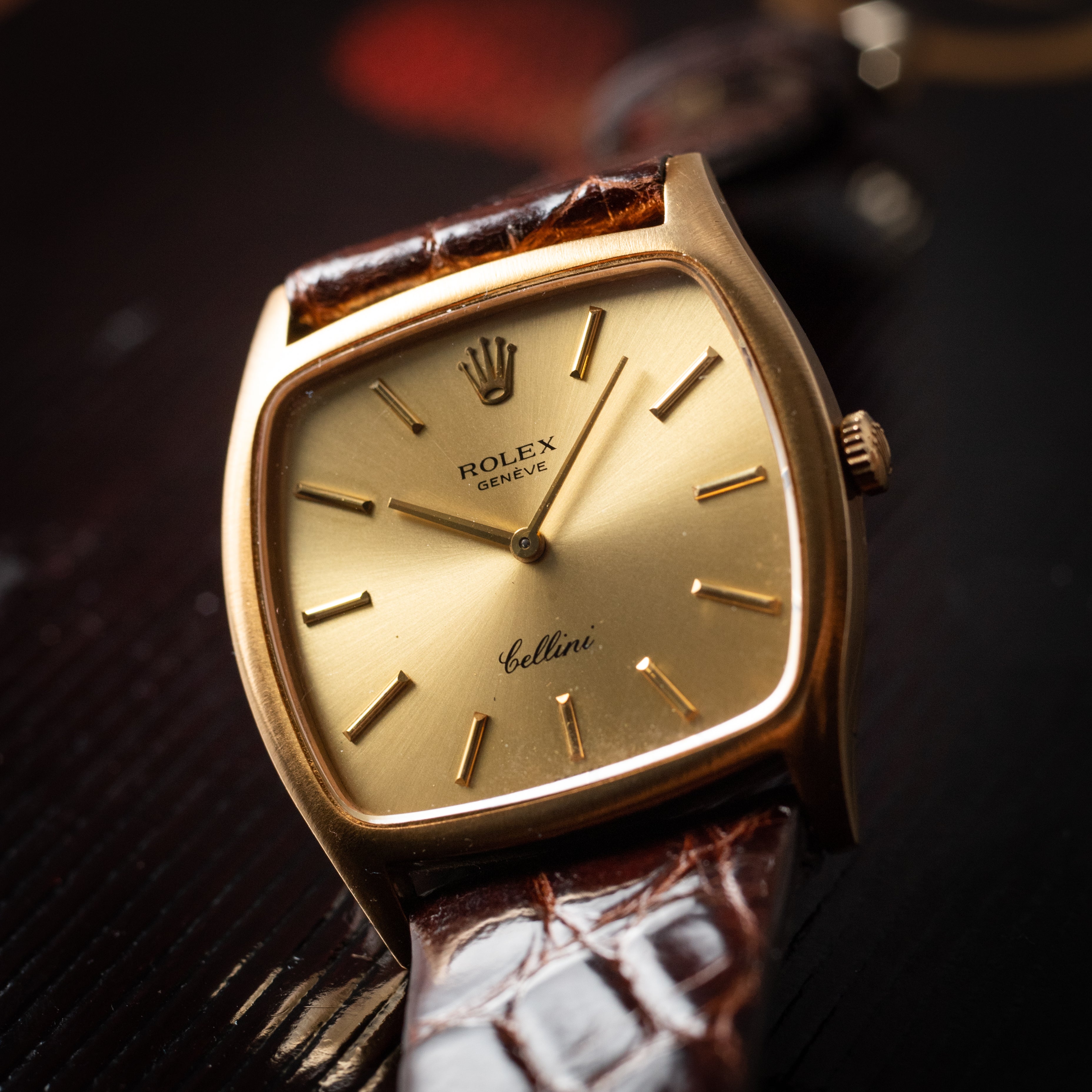 ロレックス チェリーニ 1973年製 18KYG Ref.3805 手巻き