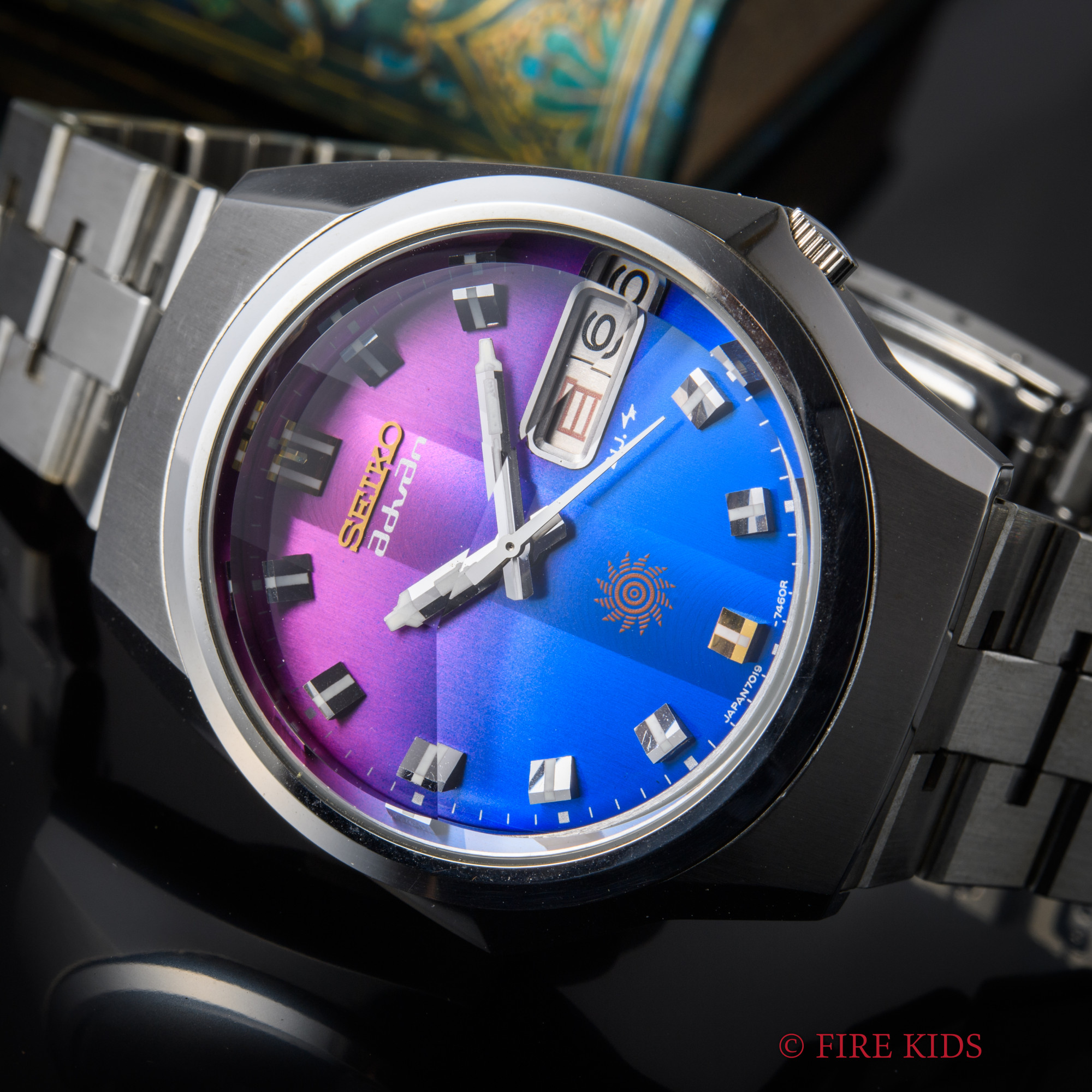 セイコー SEIKO アドヴァン 1974年製 未使用美品 タグ付き 純正ブレス