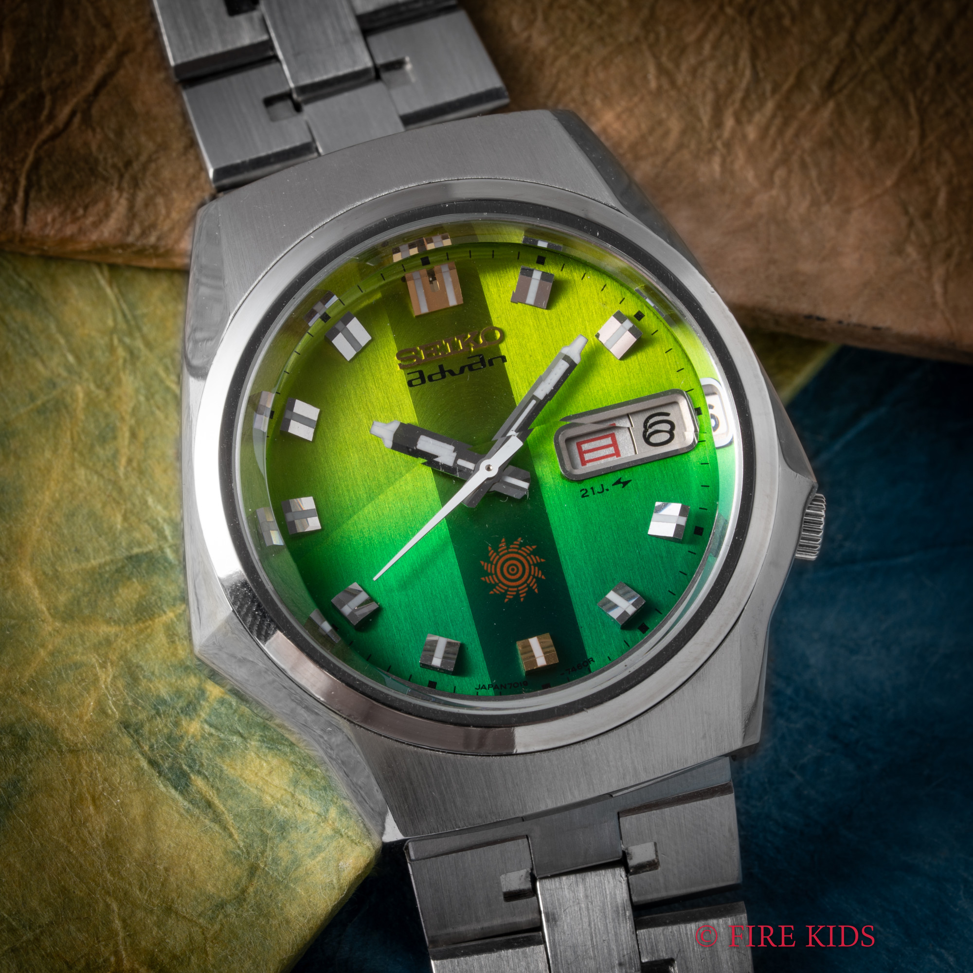 セイコー SEIKO アドヴァン 1974年製 未使用美品 タグ付き 純正ブレス