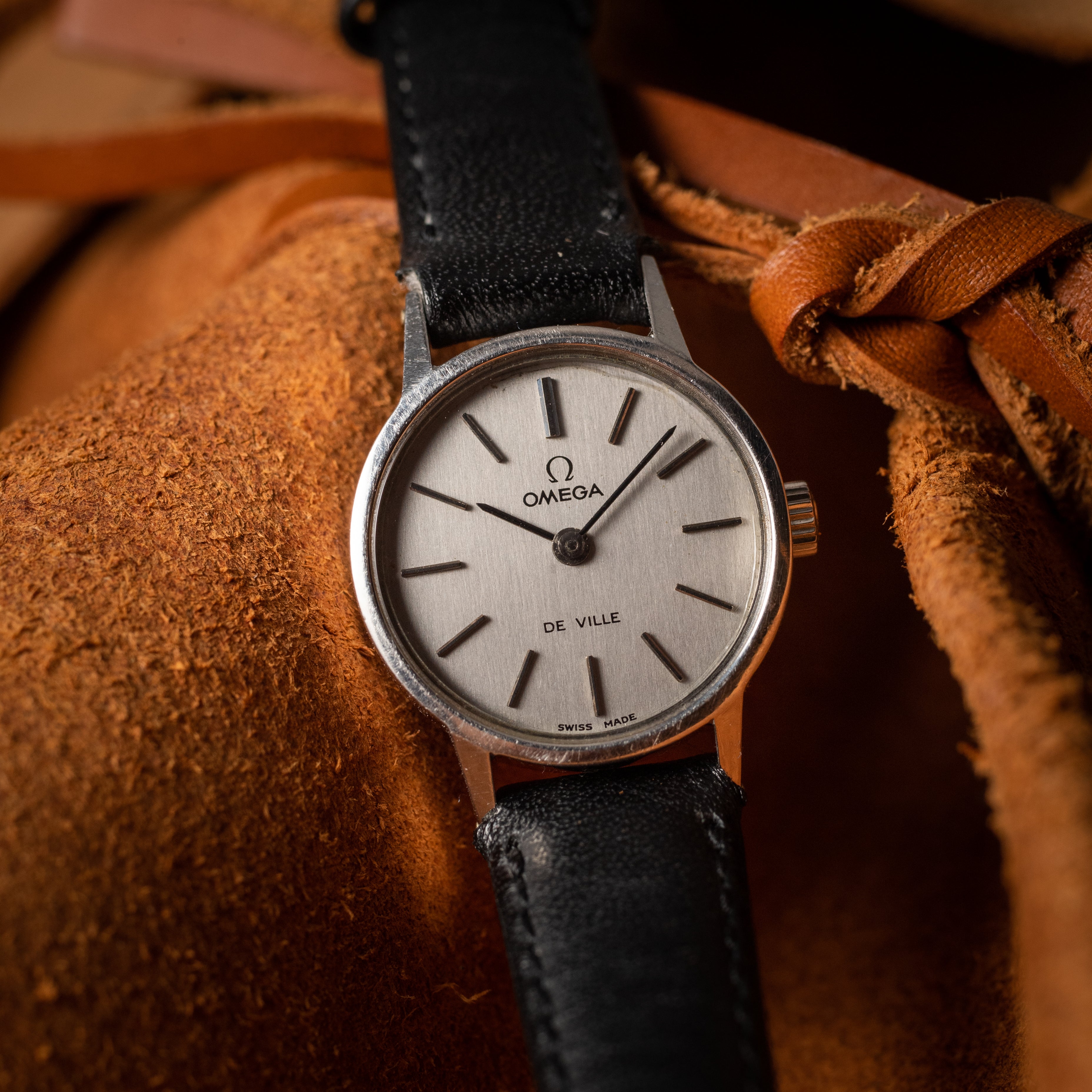 オメガ デ・ヴィル レディース 1972年製 SS ラウンド