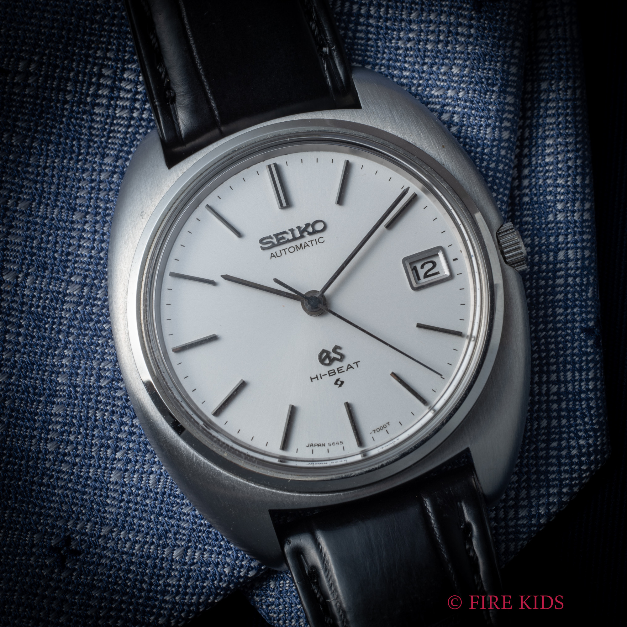 セイコー SEIKO 56グランドセイコー 1970年製 8振動自動巻き Cラインケース Ref.5645-7000 純正尾錠