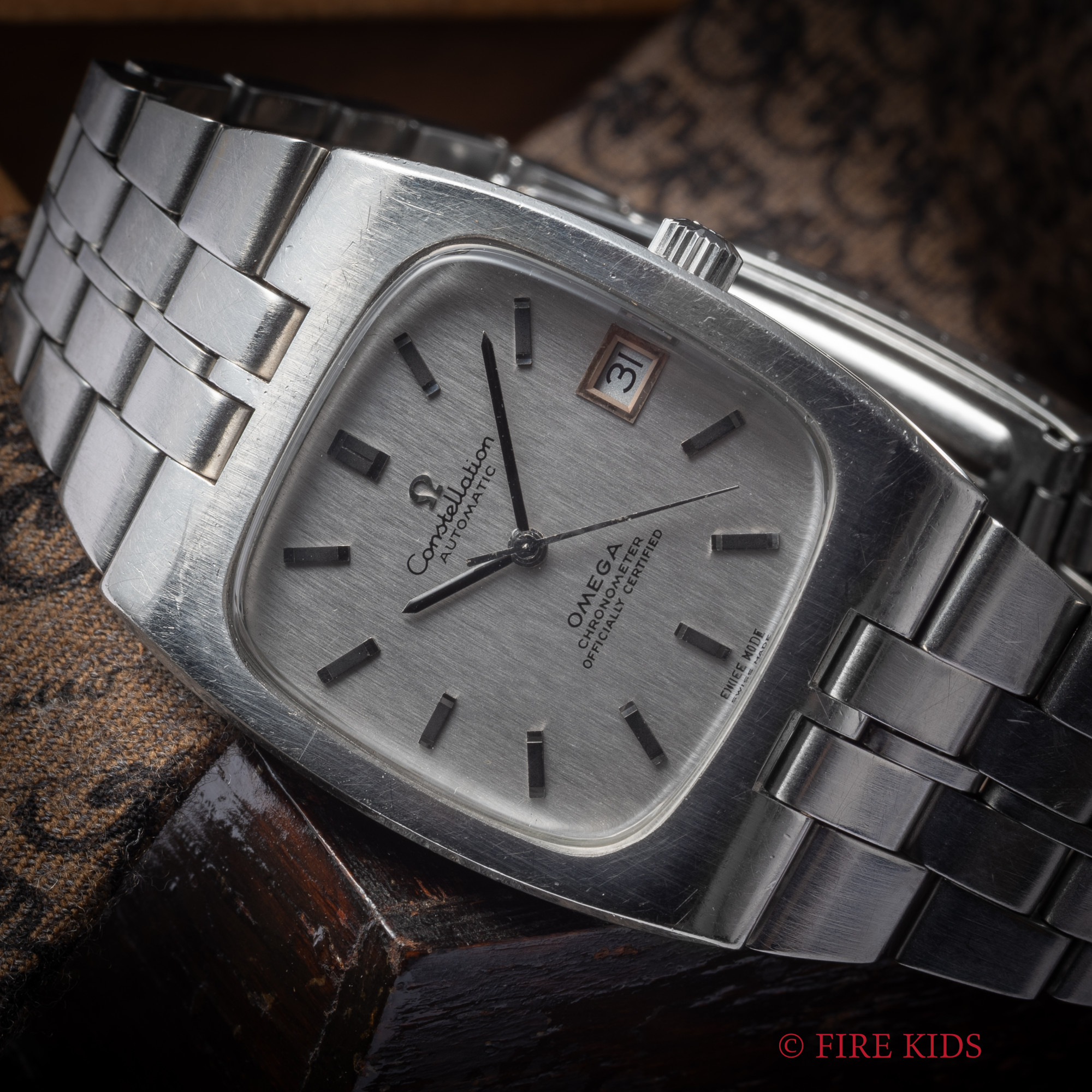オメガ OMEGA コンステレーションインテグレート Ref.168.047 自動巻き Cal.1001 一体型ブレス