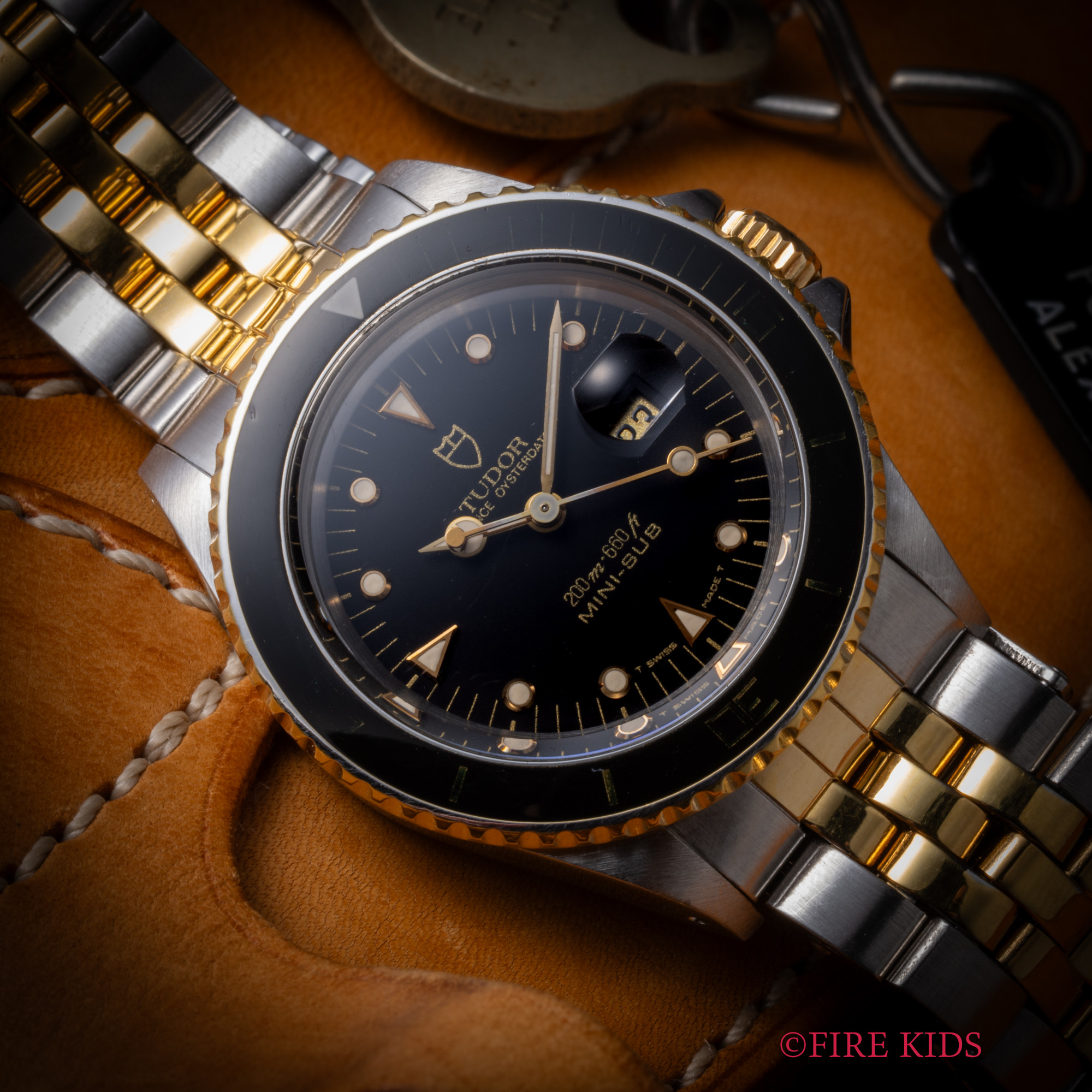 チューダー TUDOR 1989年製 ミニサブ コンビ ブラックカラー 自動巻き Ref.73091 ギャラ付き
