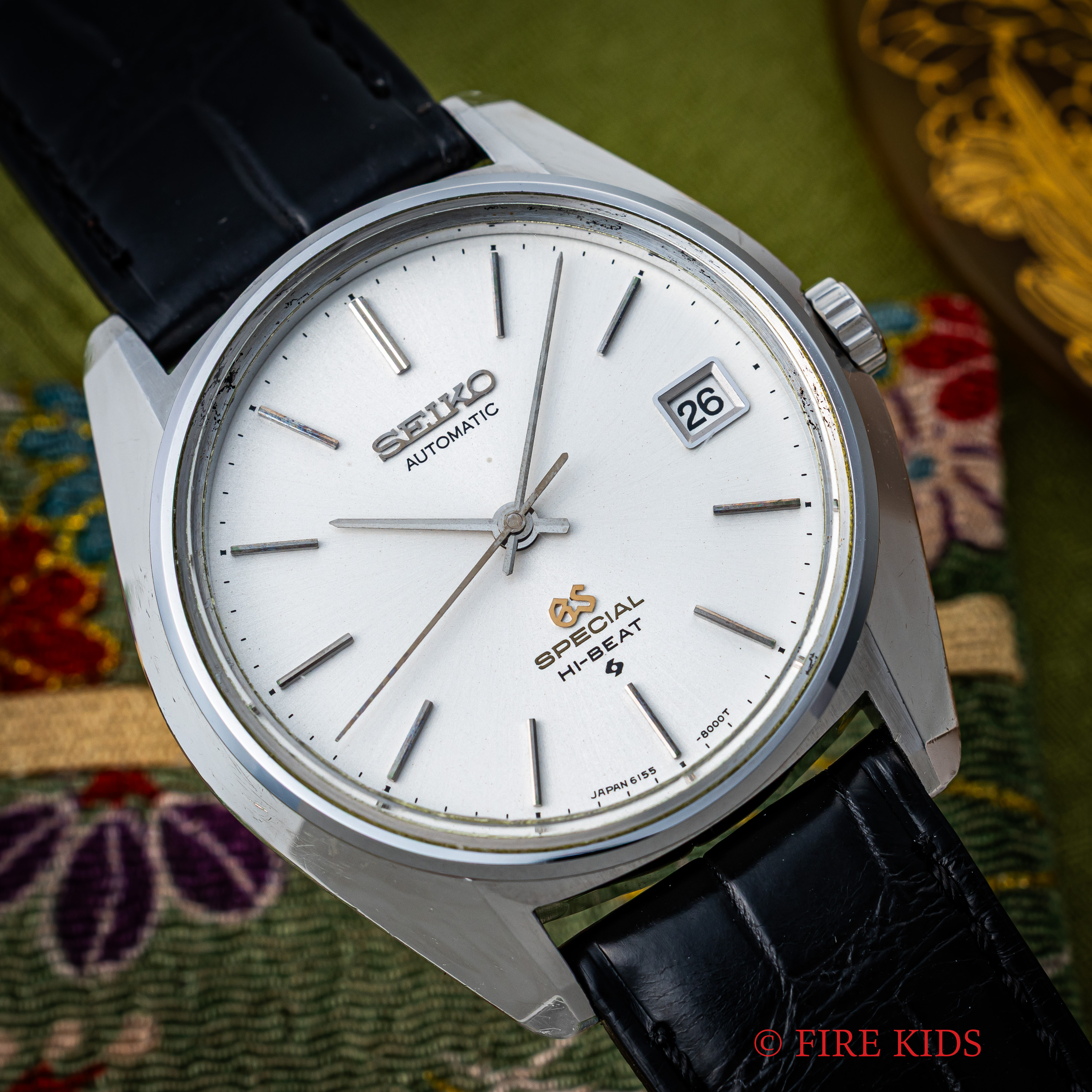 セイコー SEIKO 61GSスペシャル 1972年製 Ref.6155-8000 ハイビート自動巻き セイコースタイルケース GSメダリオン