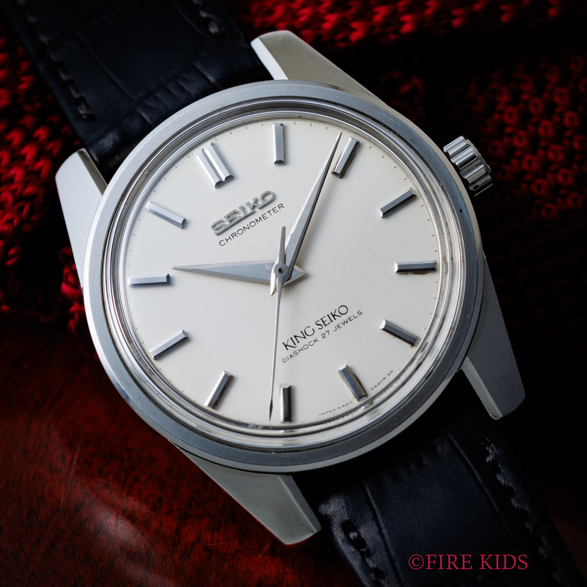 セイコー SEIKO キングセイコー 44KS クロノメーター ブロック体 1965年製 Ref.4420-9990 手巻 獅子メダリオン