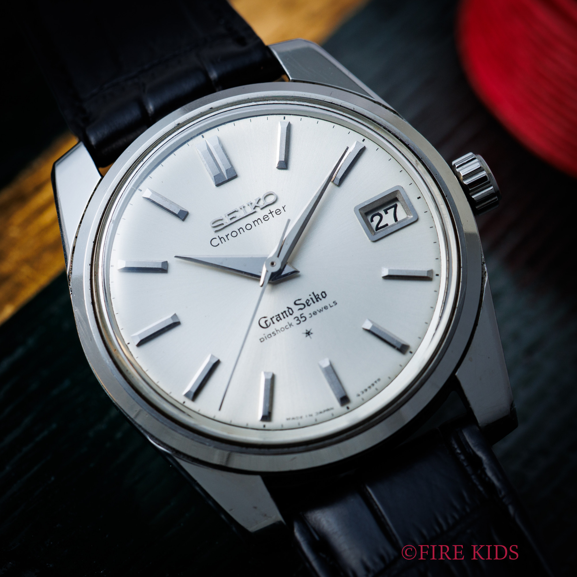 セイコー SEIKO グランドセイコーセカンド 1964年製 獅子メダリオン Ref.43999 手巻きクロノメーター Cal.430 ADダイヤル