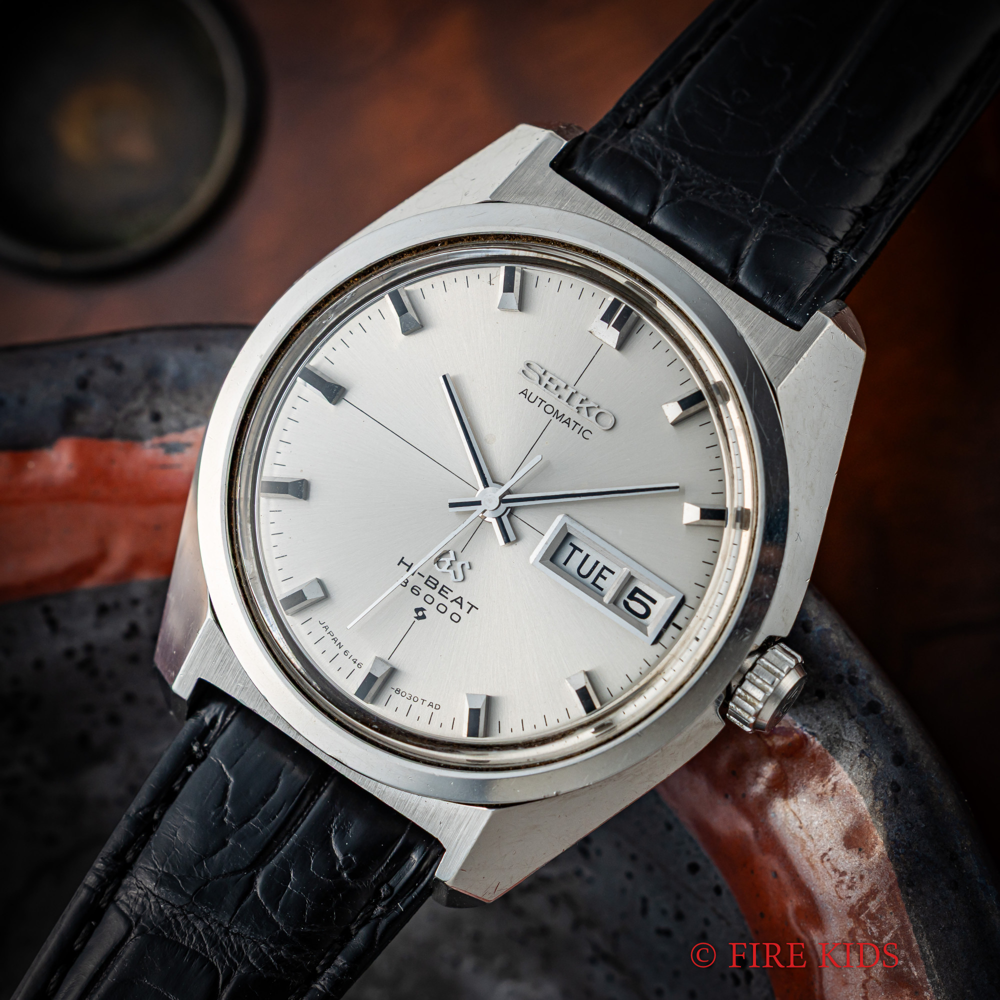 セイコー SEIKO 61グランドセイコー 1968年製 セイコースタイル クロスライン 10振動自動巻き Ref.6146-8000