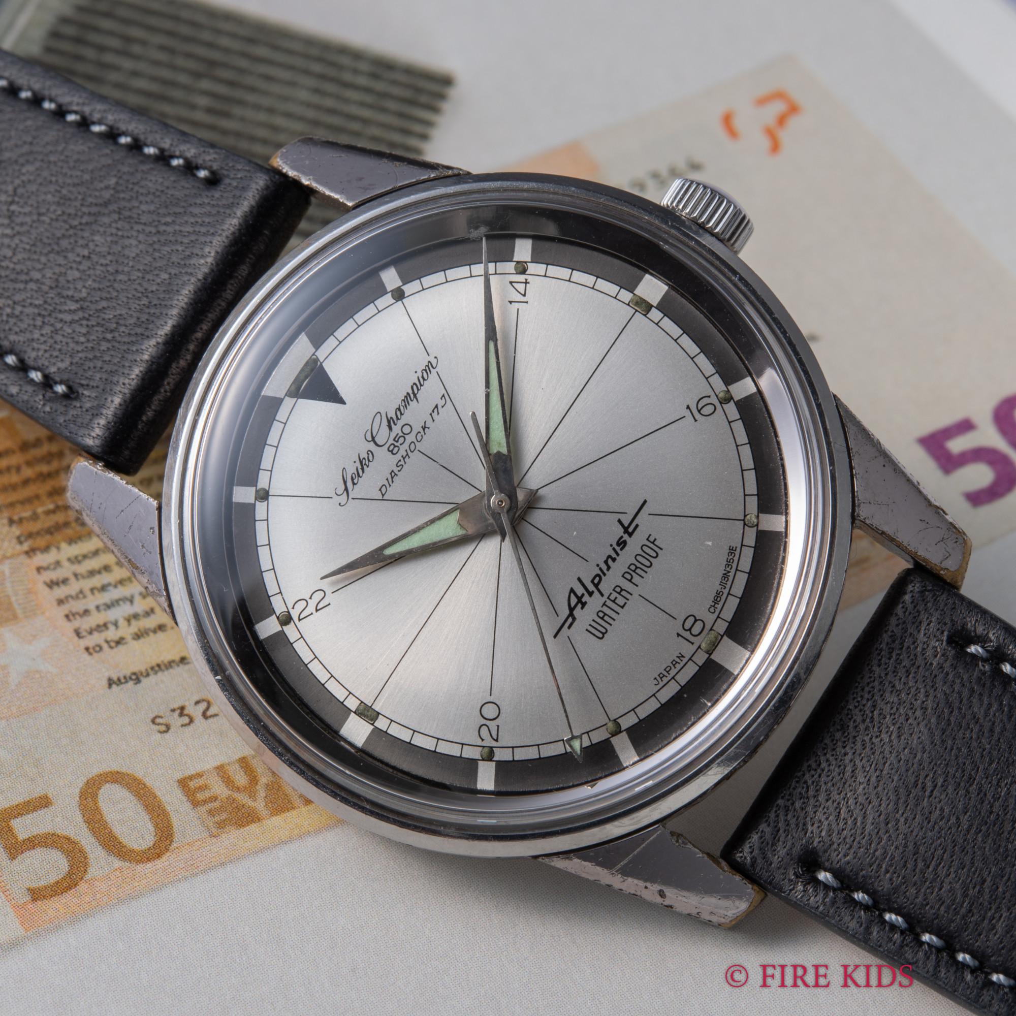 セイコー SEIKO アルピニスト チャンピオン850 1964年製 手巻き ダイヤショック Ref.85899