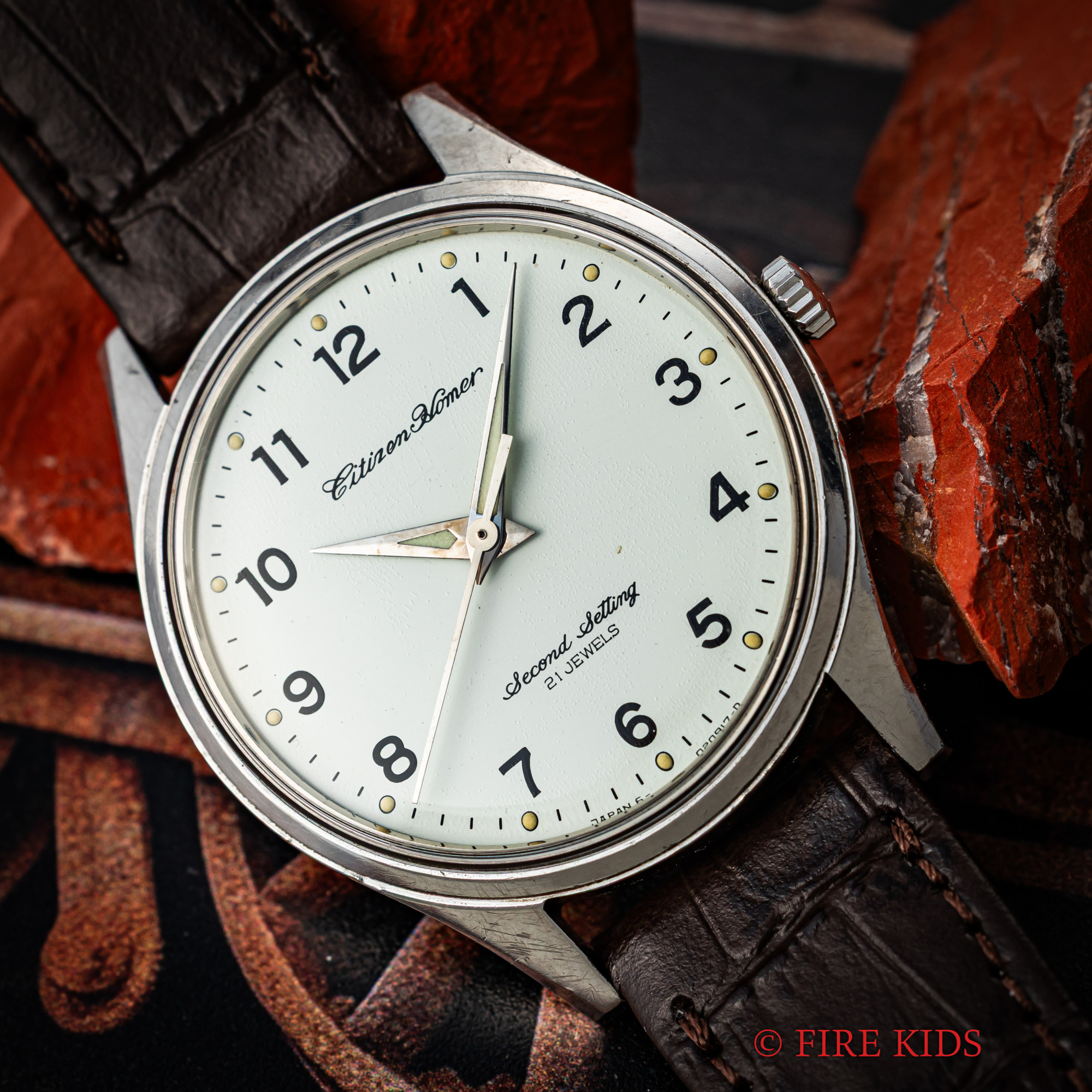 シチズン CITIZEN 国鉄ホーマー 新幹線 1972年製（昭和47年） 手巻き Cal.1160 ハック機能付き