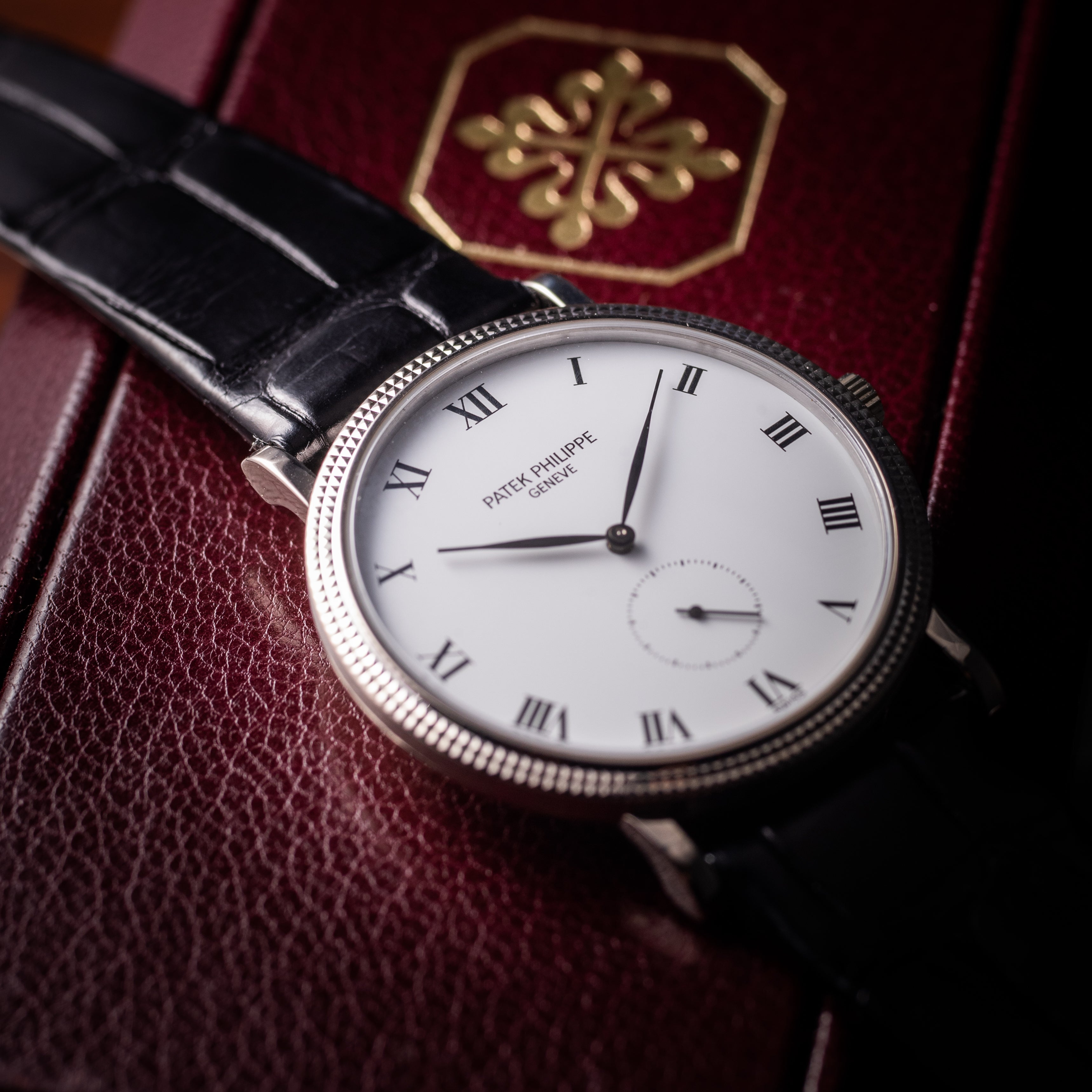 パテック フィリップ カラトラバ 1988年製 3919G-001 オリジナルボックス ギャンティーカード