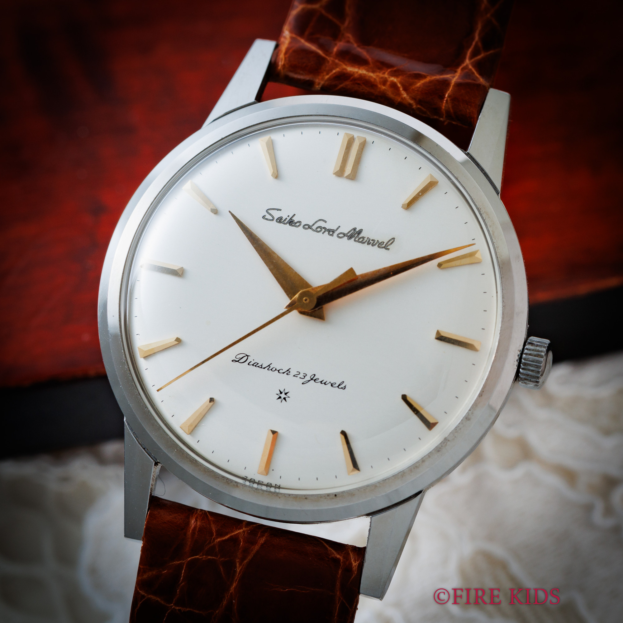 セイコー SEIKO ロードマーベル 彫ロゴ 1959年製 Ref.14056 手巻き Cal.5929 SDダイヤル 美品