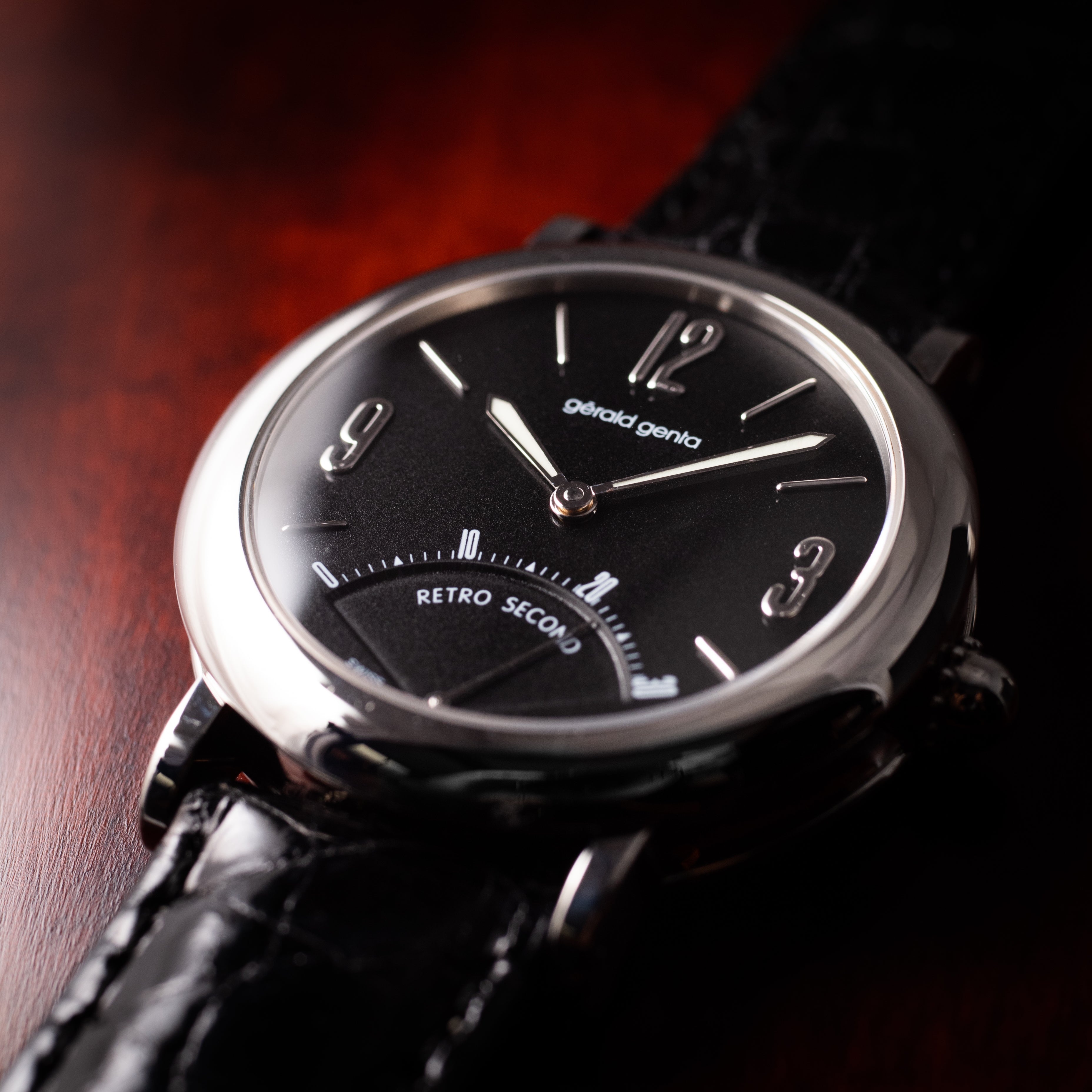 ジェラルドジェンタ 2003年保証書付き レトロセコンド Ref.G.3610